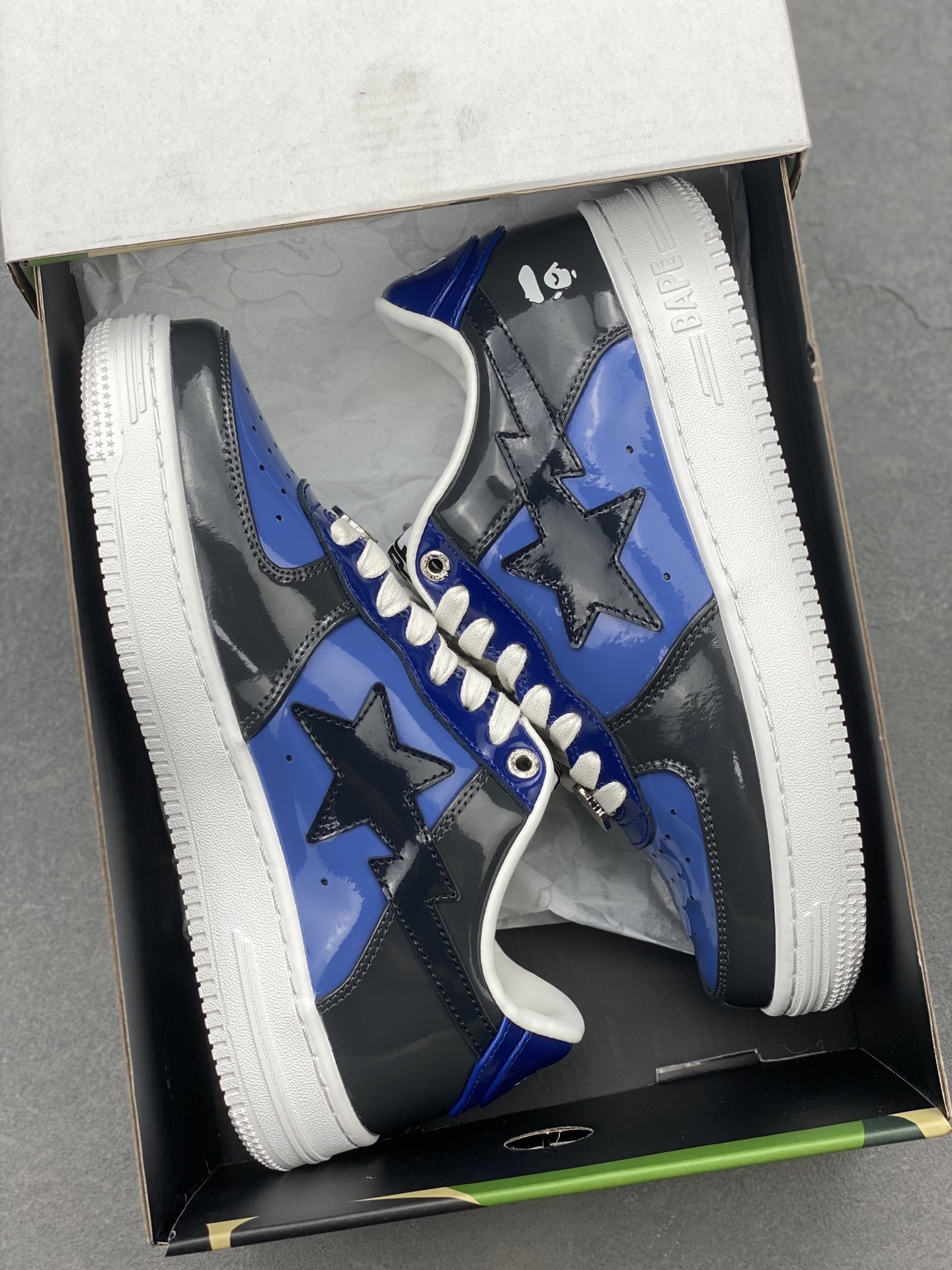 Bape Sta Morandi Color Matching Sneakers - Classic Casual Sports Shoes 10 i1740255831833 7834 0 8