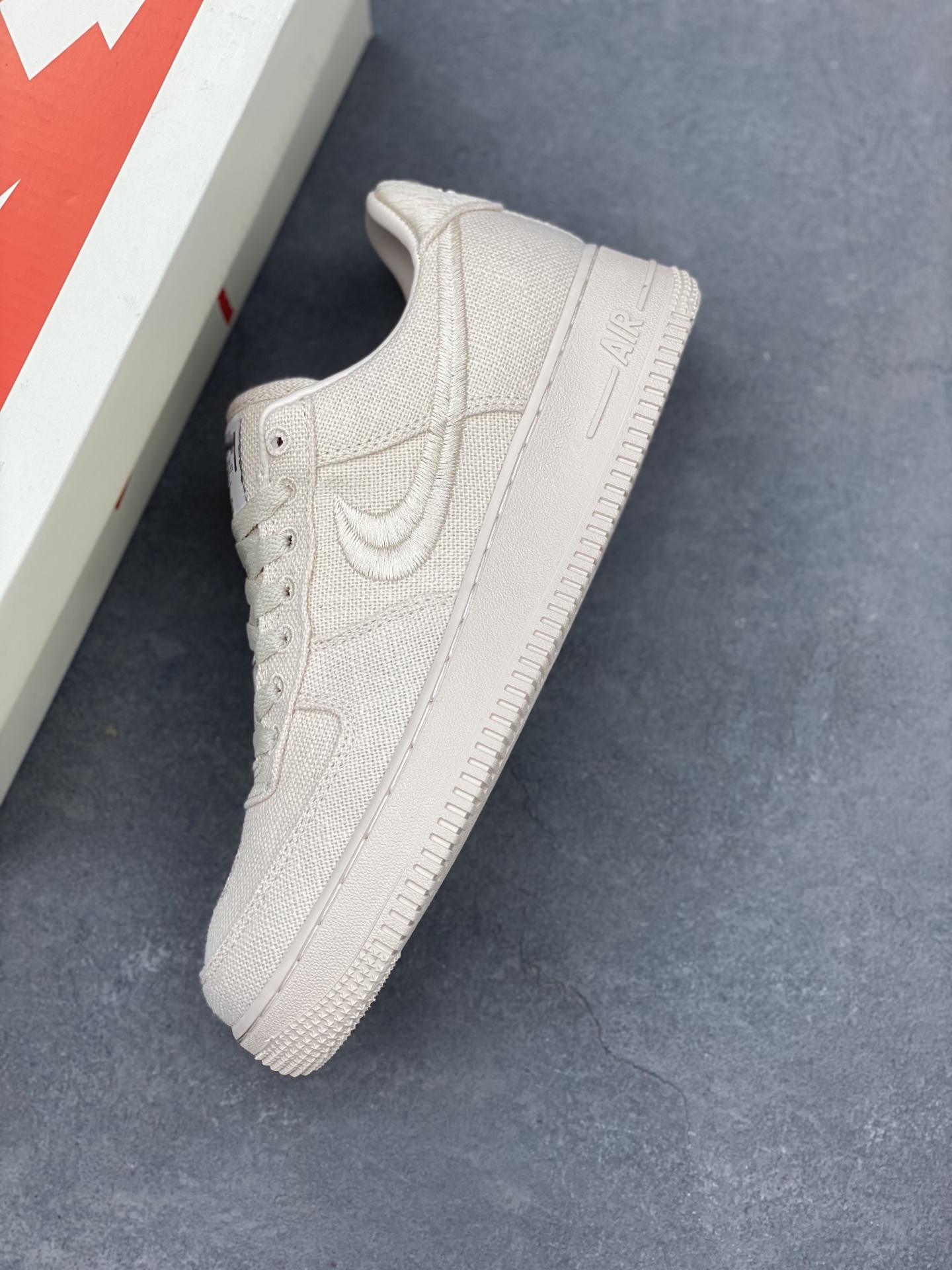 Stussy x Air Force 1 '07 'Black Cool' Collaboration Sneakers 8 i1740255849946 6166 0 6