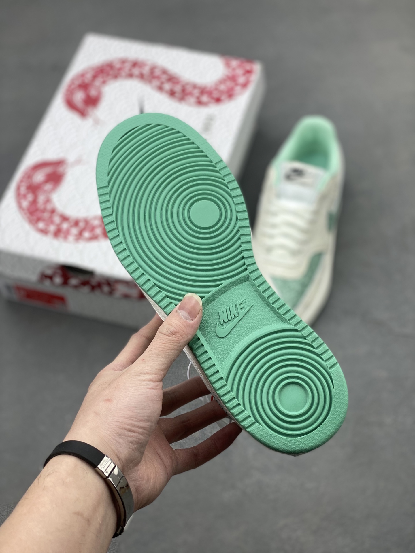 Nike Court Vision Low White Green Casual Sneakers CD5463-100 7 i1740328827539 4271 0 5