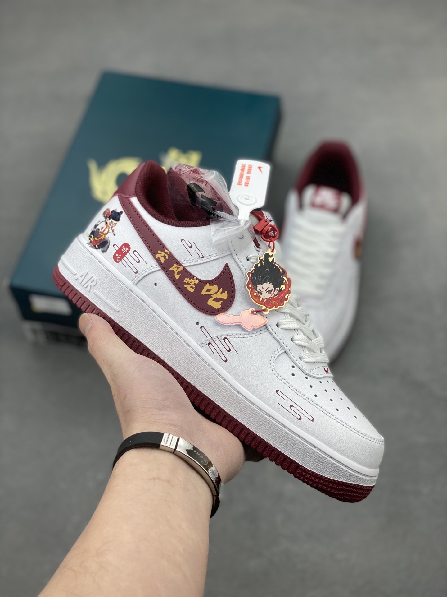 Nike Air Force 1 Low Nezha Custom Sneakers - Limited Edition Design 2 i1740413739607 353 0 0