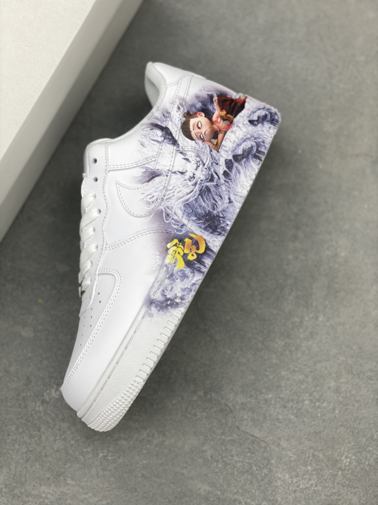 Nike Air Force 1 Low 'Nezha' Custom White Leather Sneaker 8 i1740413835042 7819 0 6