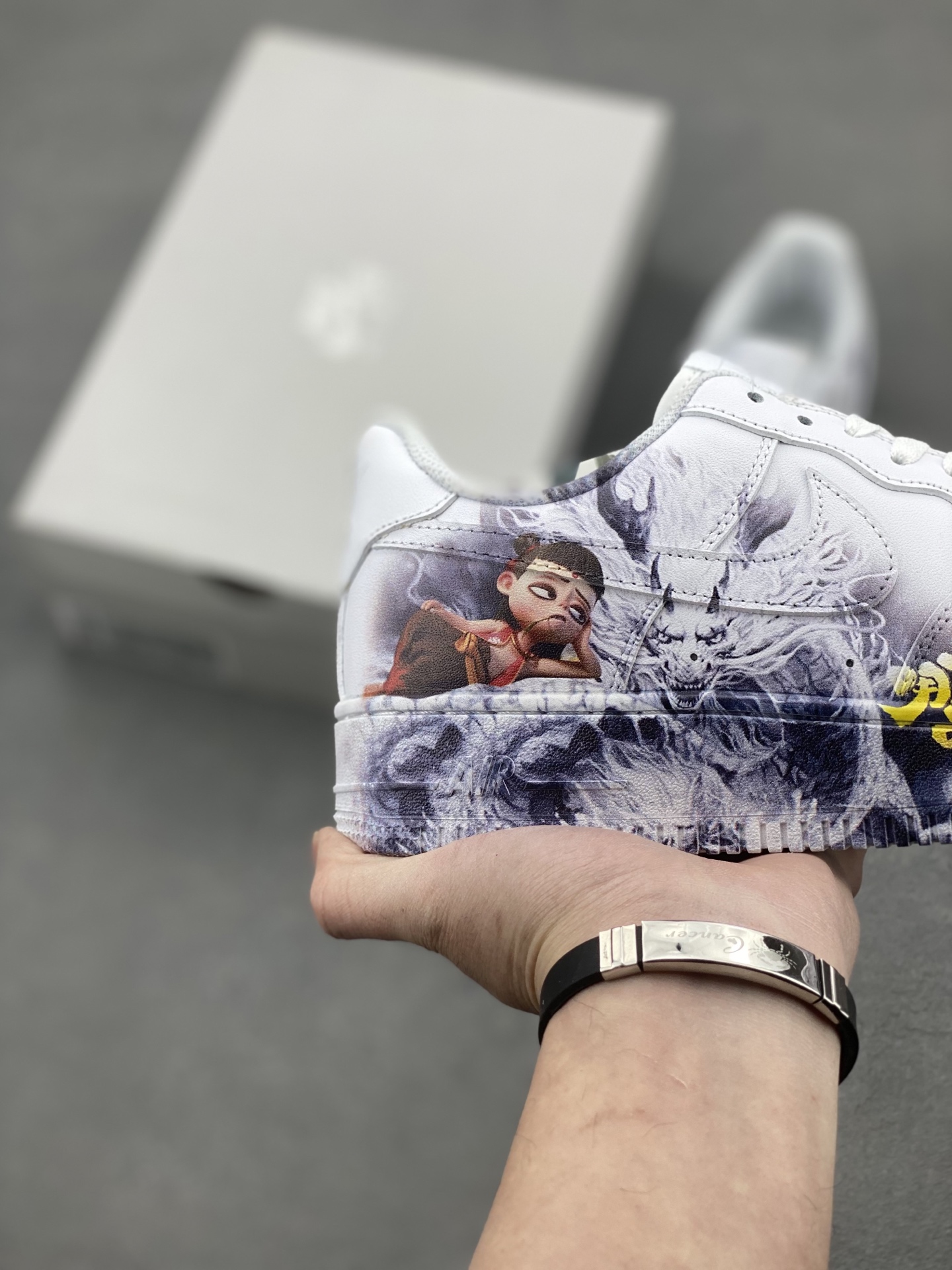 Nike Air Force 1 Low 'Nezha' Custom White Leather Sneaker 6 i1740413835992 5460 0 4