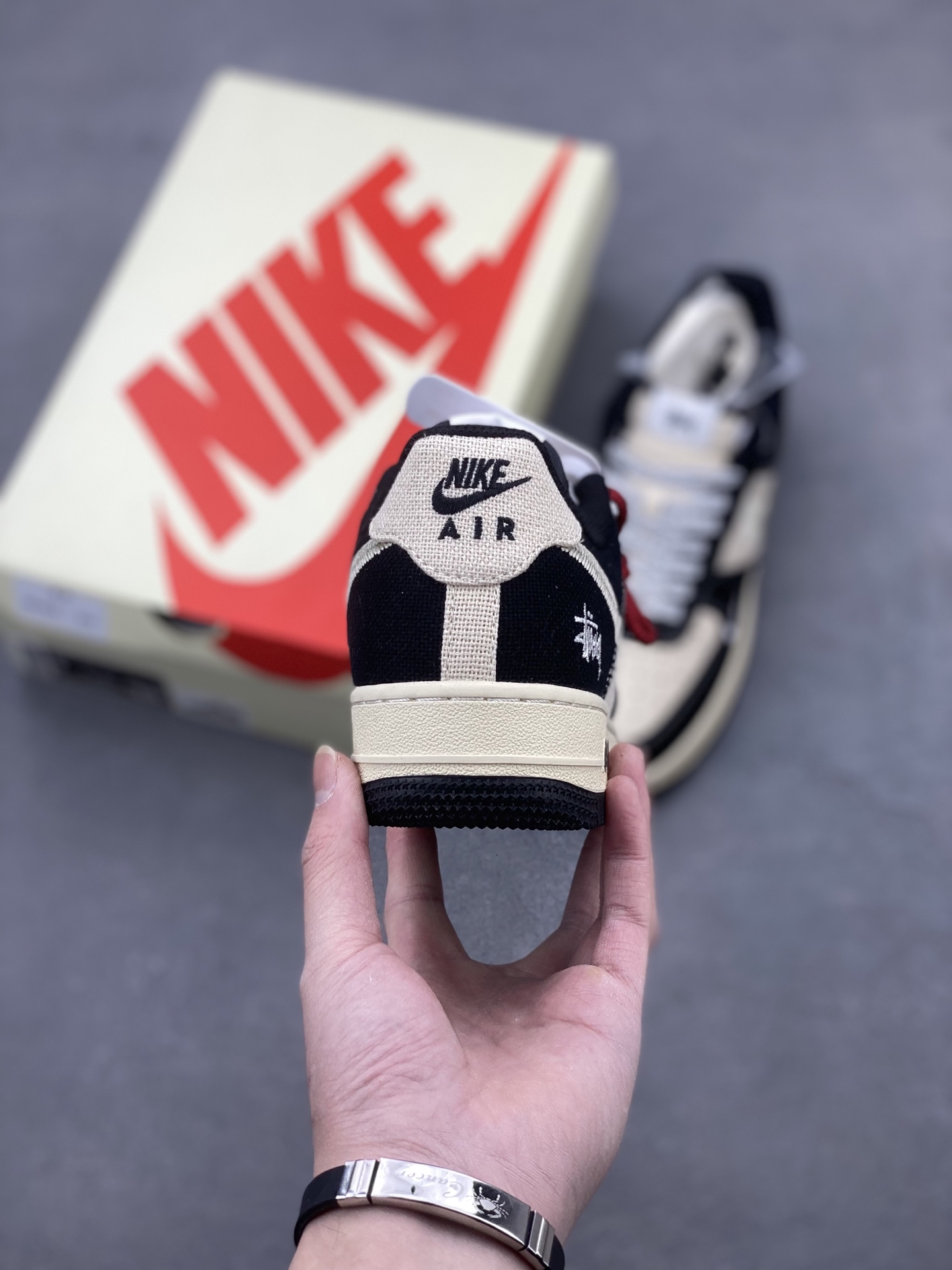 Nike Air Force 1 '07 Low Black and Beige Limited Edition Sneakers 5 i1740414096426 4184 0 3