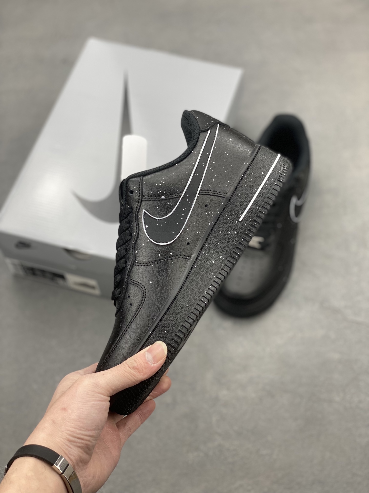 Nike Air Force 1 '07 Low Black Speckled Sneakers Limited Edition 4 i1740414156191 6127 0 2