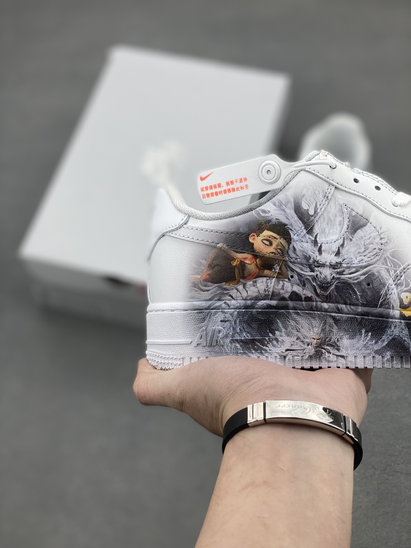 Nike Air Force 1 Low 'Nezha' Custom White Sneakers - Limited Edition 6 i1740414268631 9469 0 4
