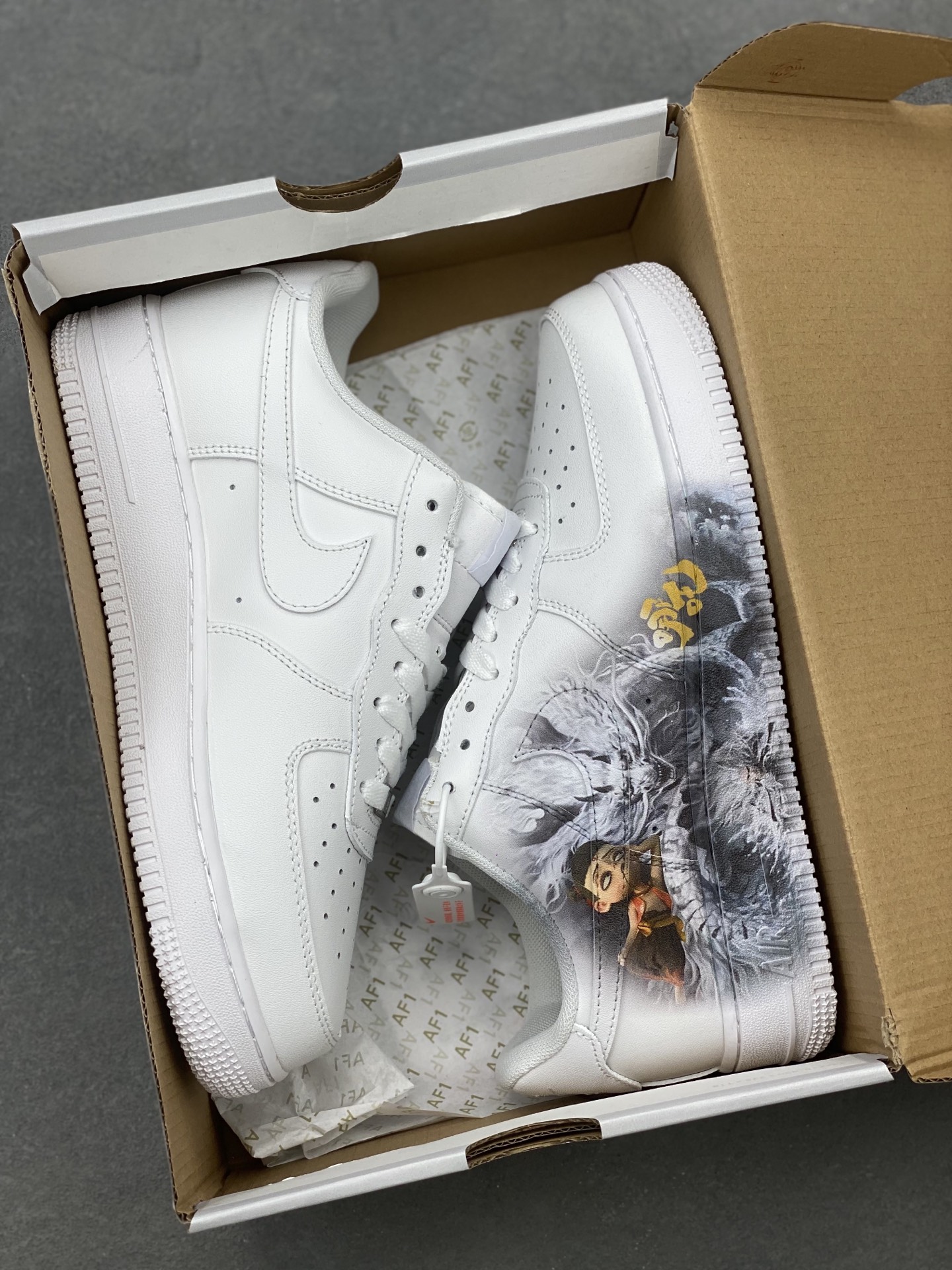 Nike Air Force 1 Low 'Nezha' Custom White Sneakers - Limited Edition 10 i1740414271108 1633 0 8