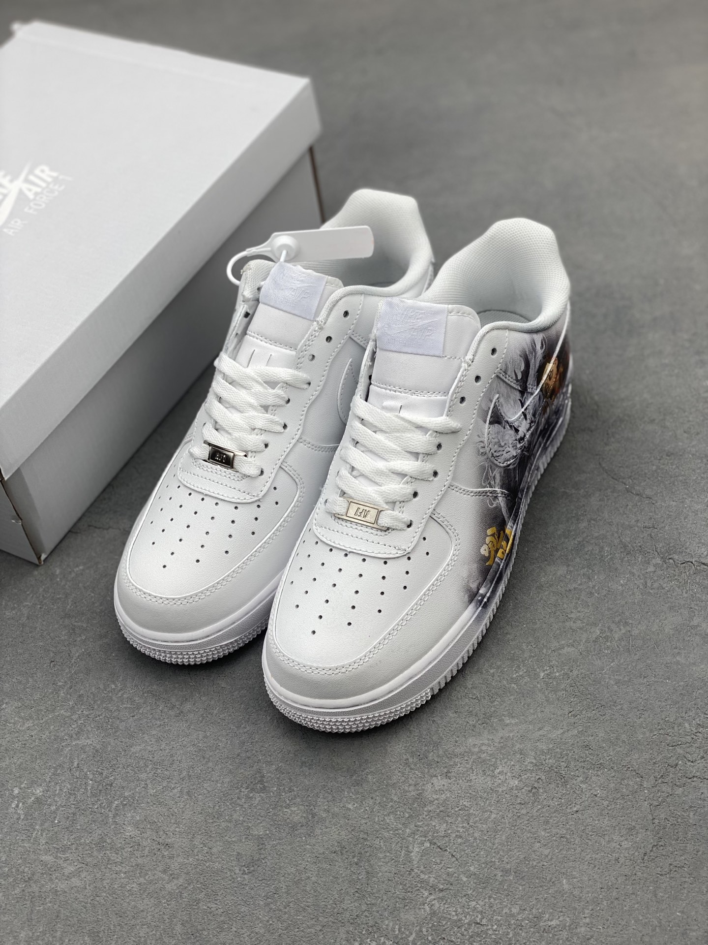 Nike Air Force 1 Low 'Nezha' Custom White Sneakers - Limited Edition 9 i1740414271279 560 0 7