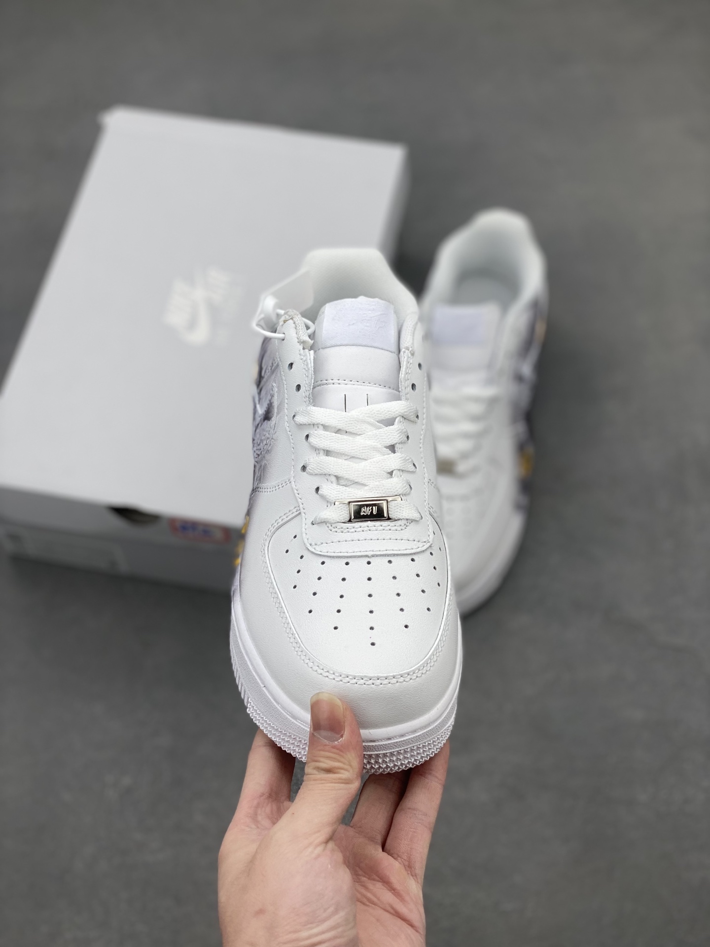 Nike Air Force 1 Low 'Nezha' Custom White Sneakers - Limited Edition 3 i1740414272494 8471 0 1