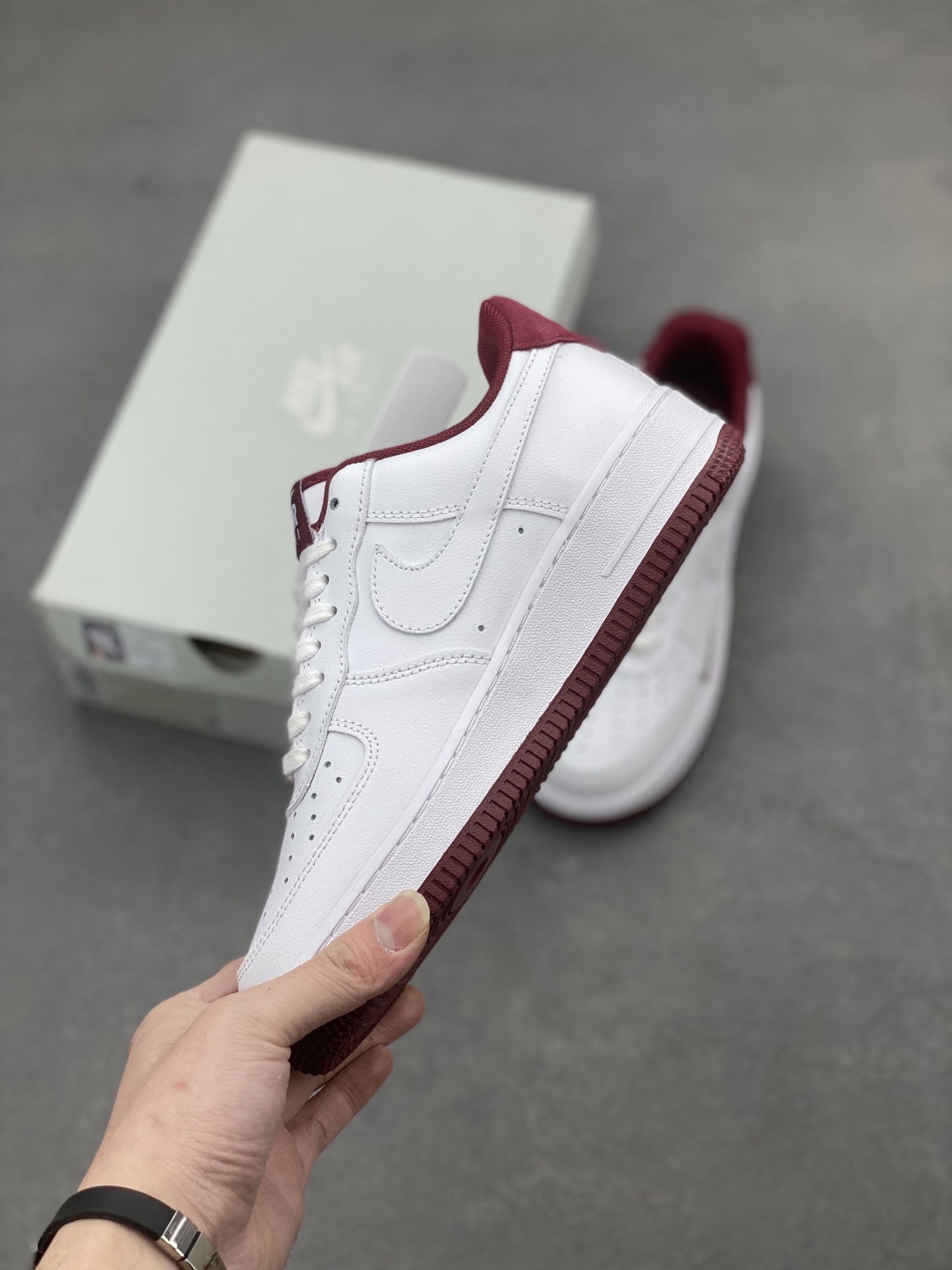 Nike Air Force 1 '07 White Red, Pure Air Force Edition - HF0952-100 4 i1740414522638 7173 0 2
