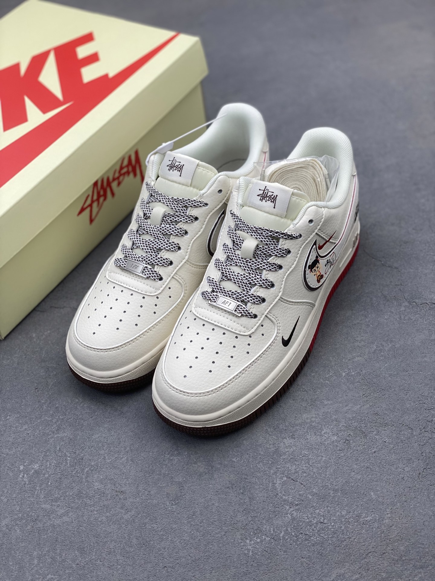 Nike Air Force 1 '07 Low White/Red Casual Sneakers HD2258-609 9 i1740499921445 6033 0 7