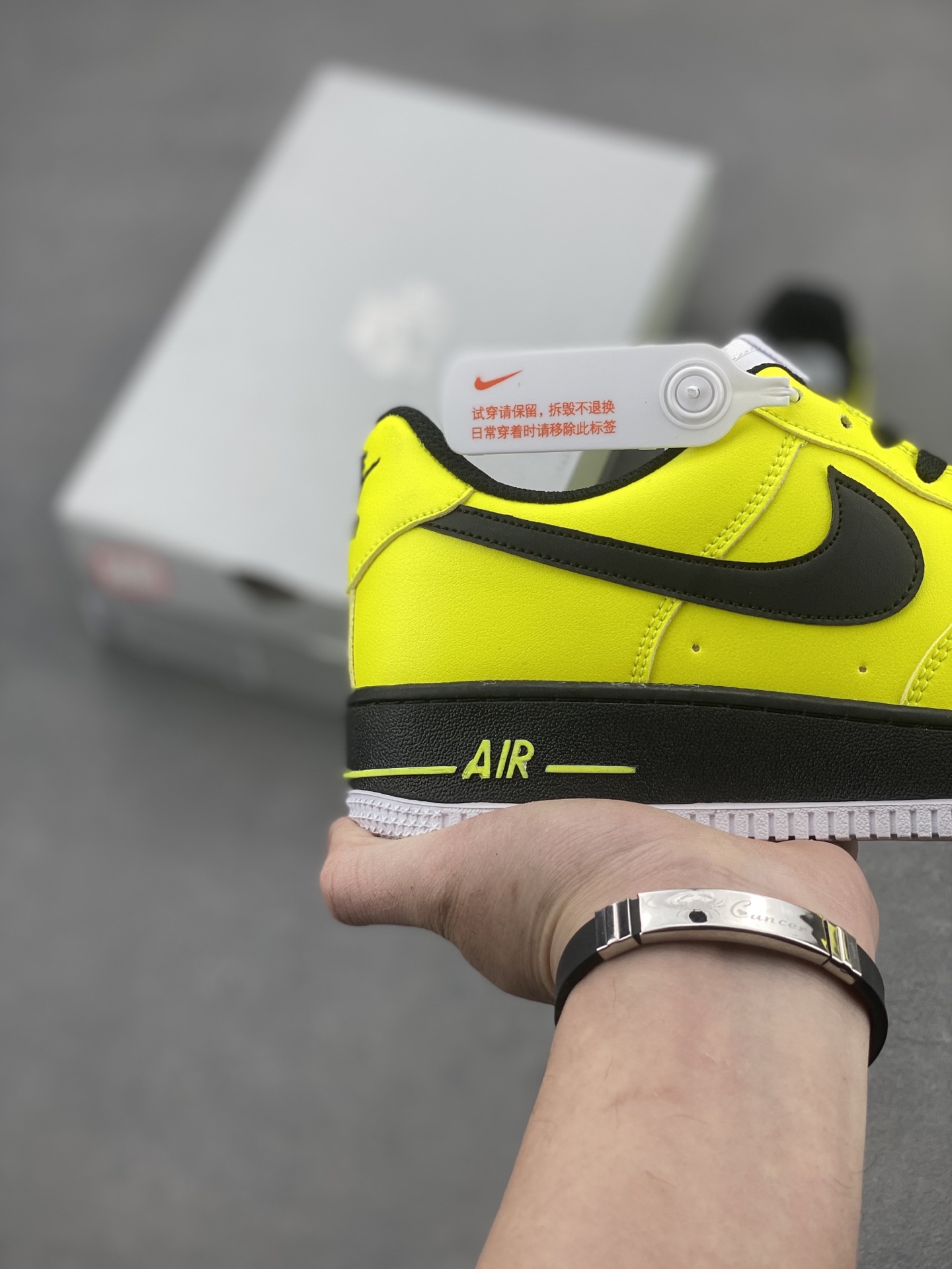 Nike Air Force 1 '07 Yellow Strike/Black Men's Sneakers CW2288-111 6 i1740500067454 6602 0 4