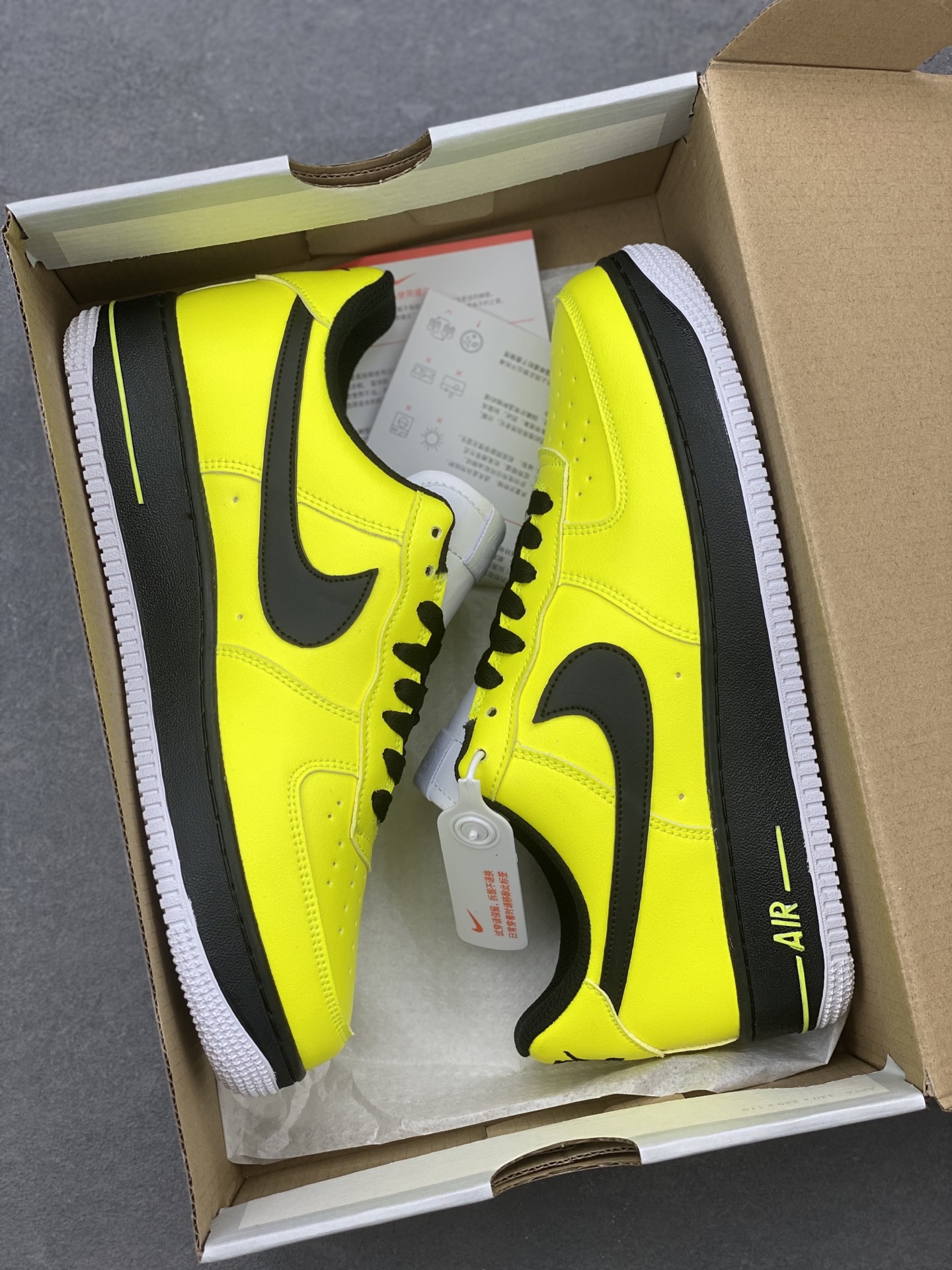Nike Air Force 1 '07 Yellow Strike/Black Men's Sneakers CW2288-111 10 i1740500072406 6006 0 8