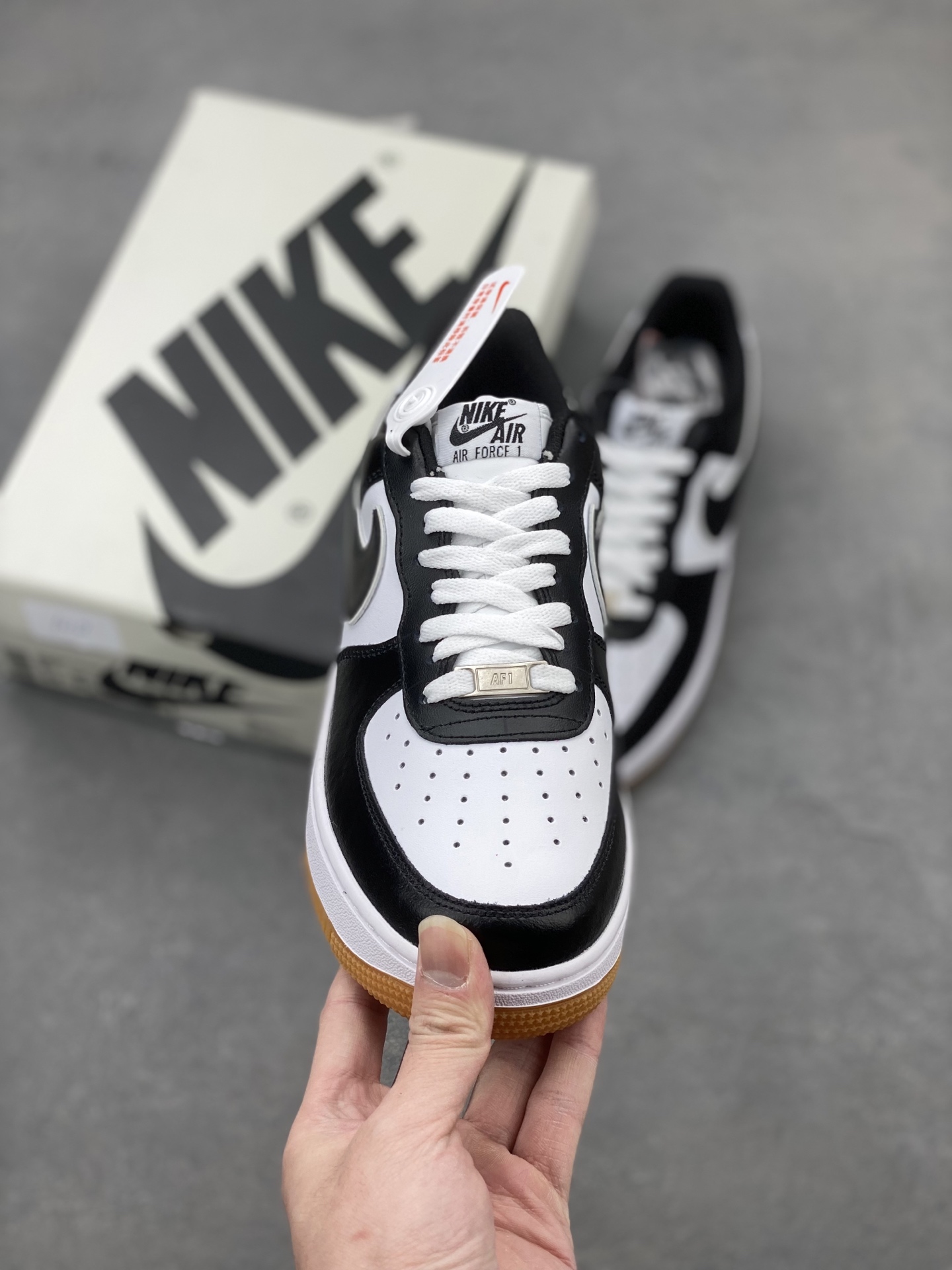 Nike Air Force 1 '07 Black White Gum Bottom Athletic Shoes AW2296-002 3 i1740598078120 2690 0 1