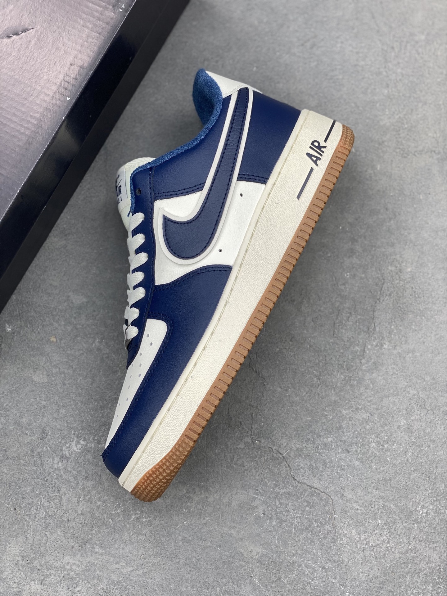 Nike Air Force 1 '07: Navy Blue and White Classic Sneakers - Size 36-45 8 i1740598176526 6941 0 6