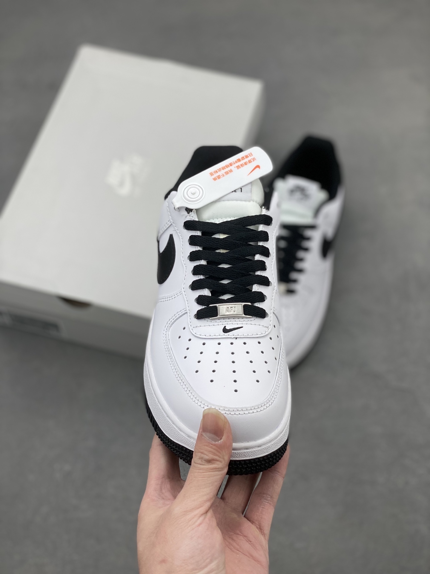 Nike Air Force 1 '07: Classic White & Black Sneakers for Men & Women 3 i1740598231018 1111 0 1
