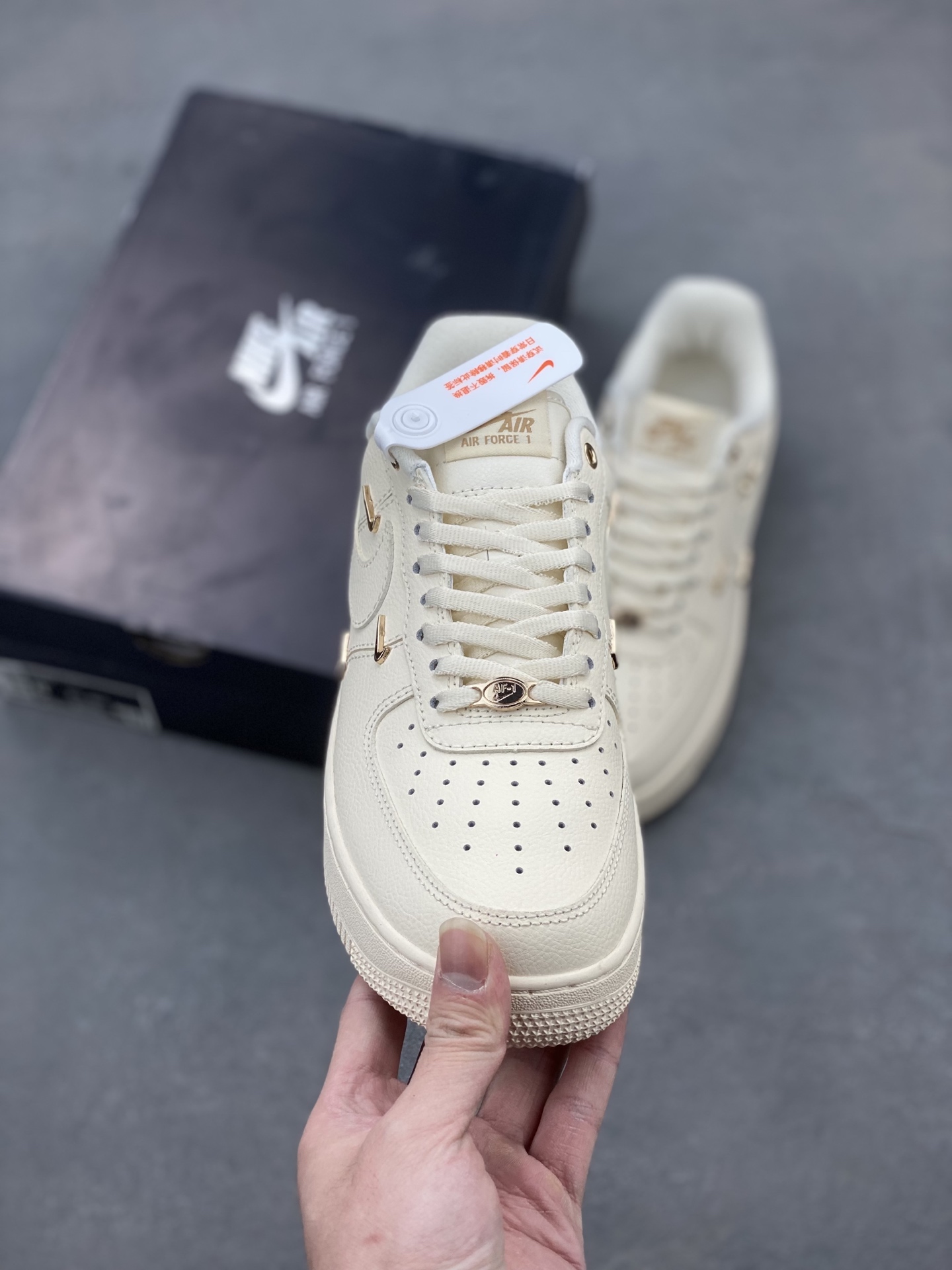 Nike Air Force 1 '07 Premium Edition Beige Gold Accents - Limited Sizes 3 i1740598272060 9931 0 1