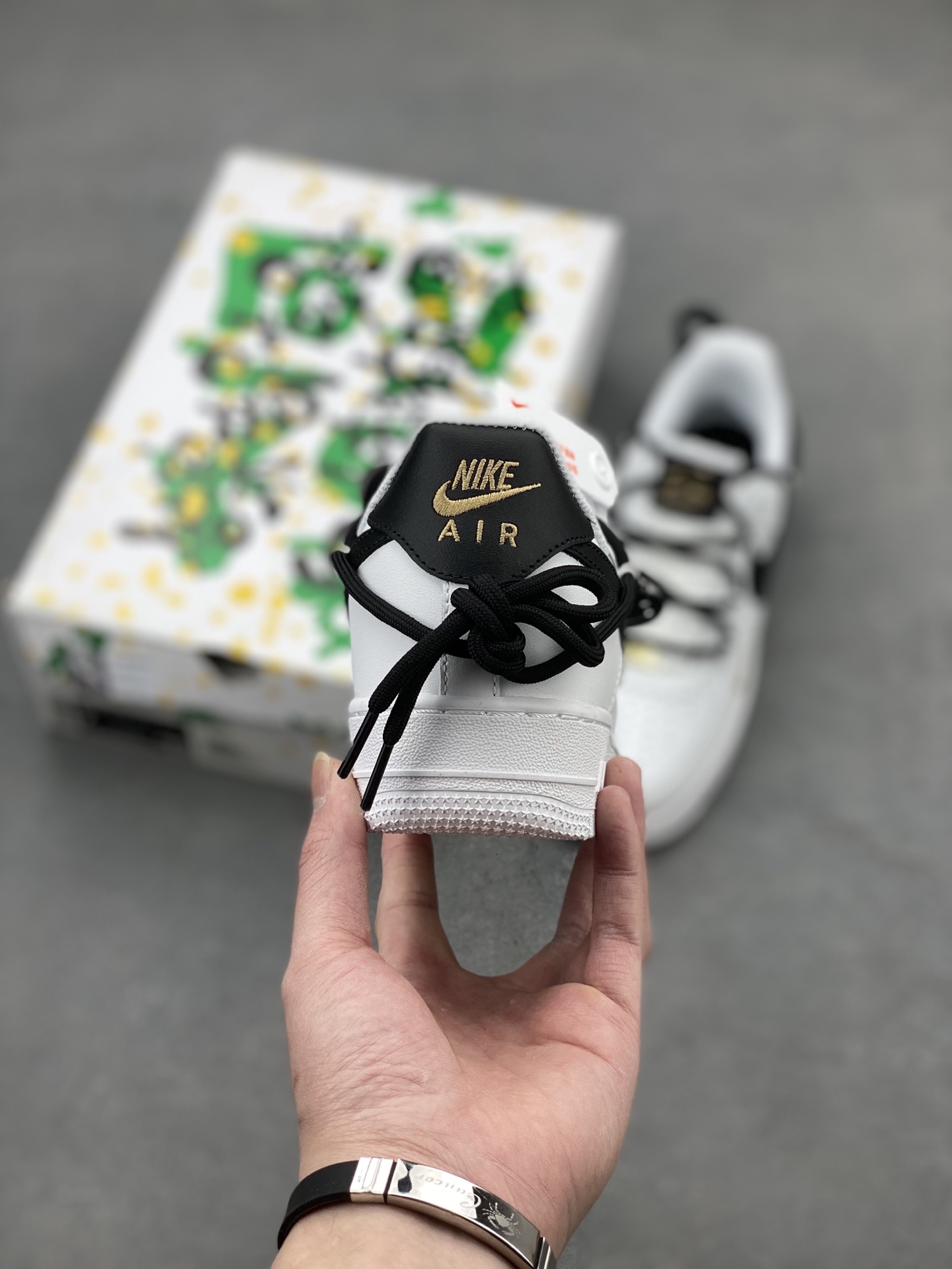 Nike Air Force 1 '07 Deconstructed White/Black Custom Sneakers 5 i1740672390427 8036 0 3