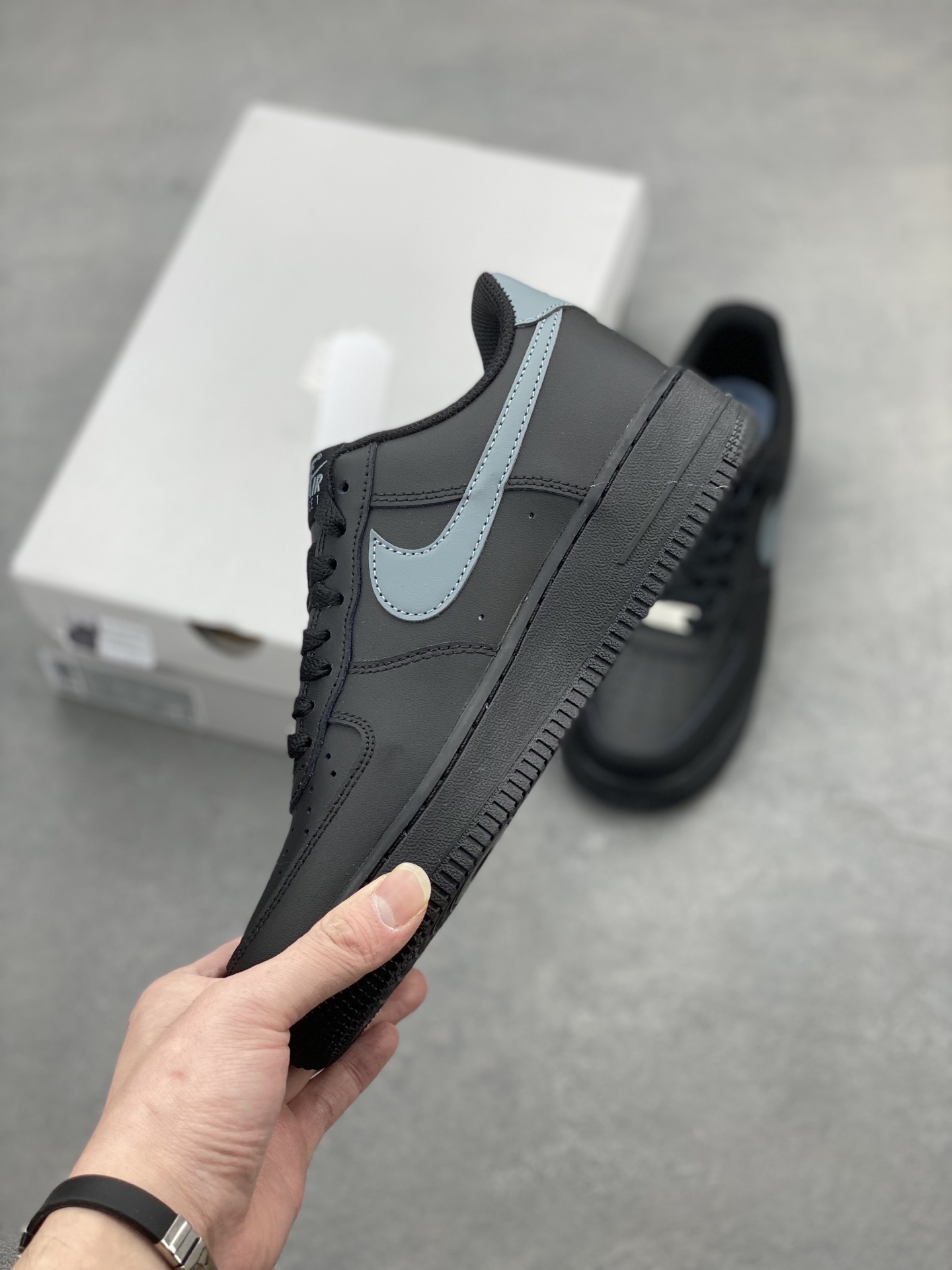 Nike Air Force 1 '07 Black & Grey - Original Quality & Comfort 4 i1740672450191 9763 0 2