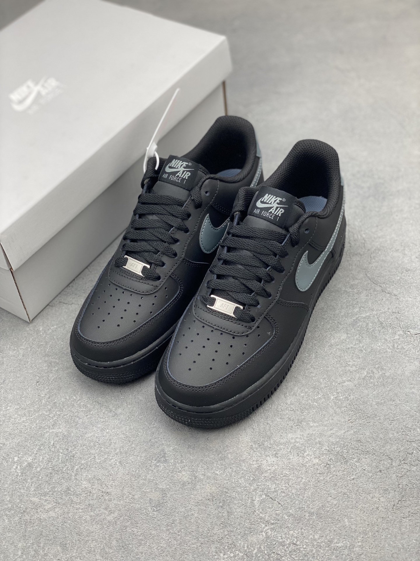 Nike Air Force 1 '07 Black & Grey - Original Quality & Comfort 9 i1740672454448 603 0 7