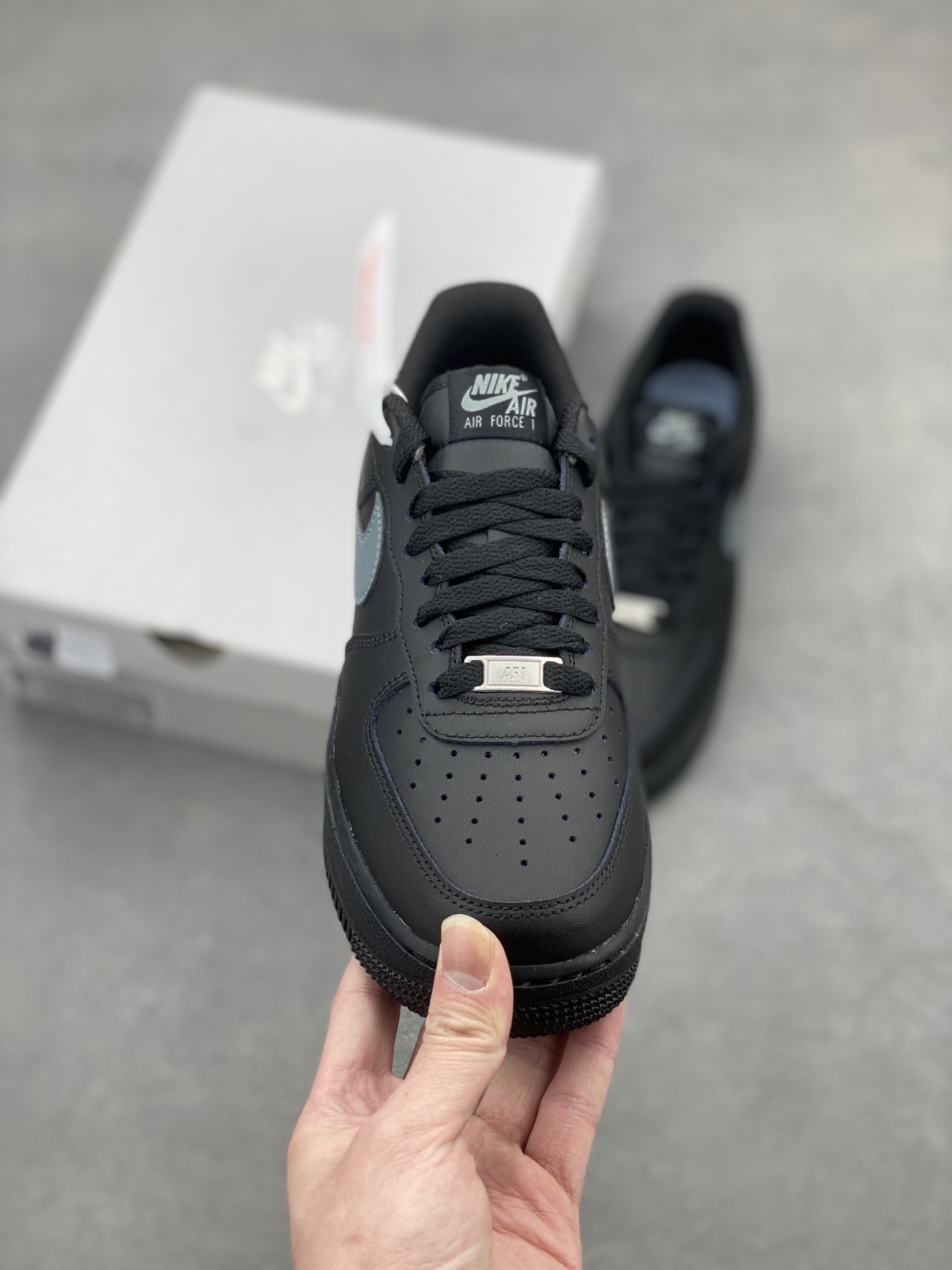 Nike Air Force 1 '07 Black & Grey - Original Quality & Comfort 3 i1740672455203 7967 0 1