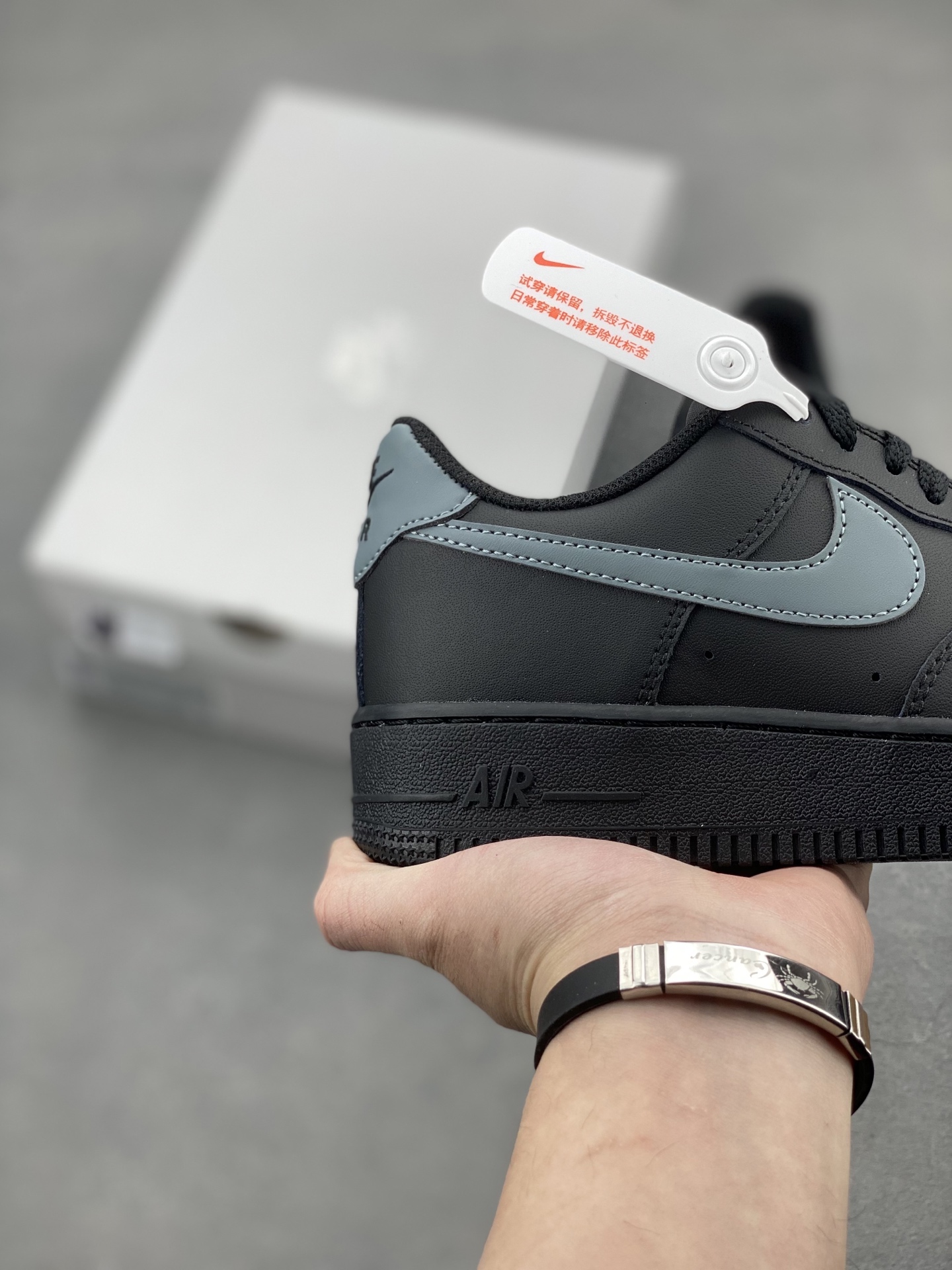 Nike Air Force 1 '07 Black & Grey - Original Quality & Comfort 6 i1740672455828 6979 0 4