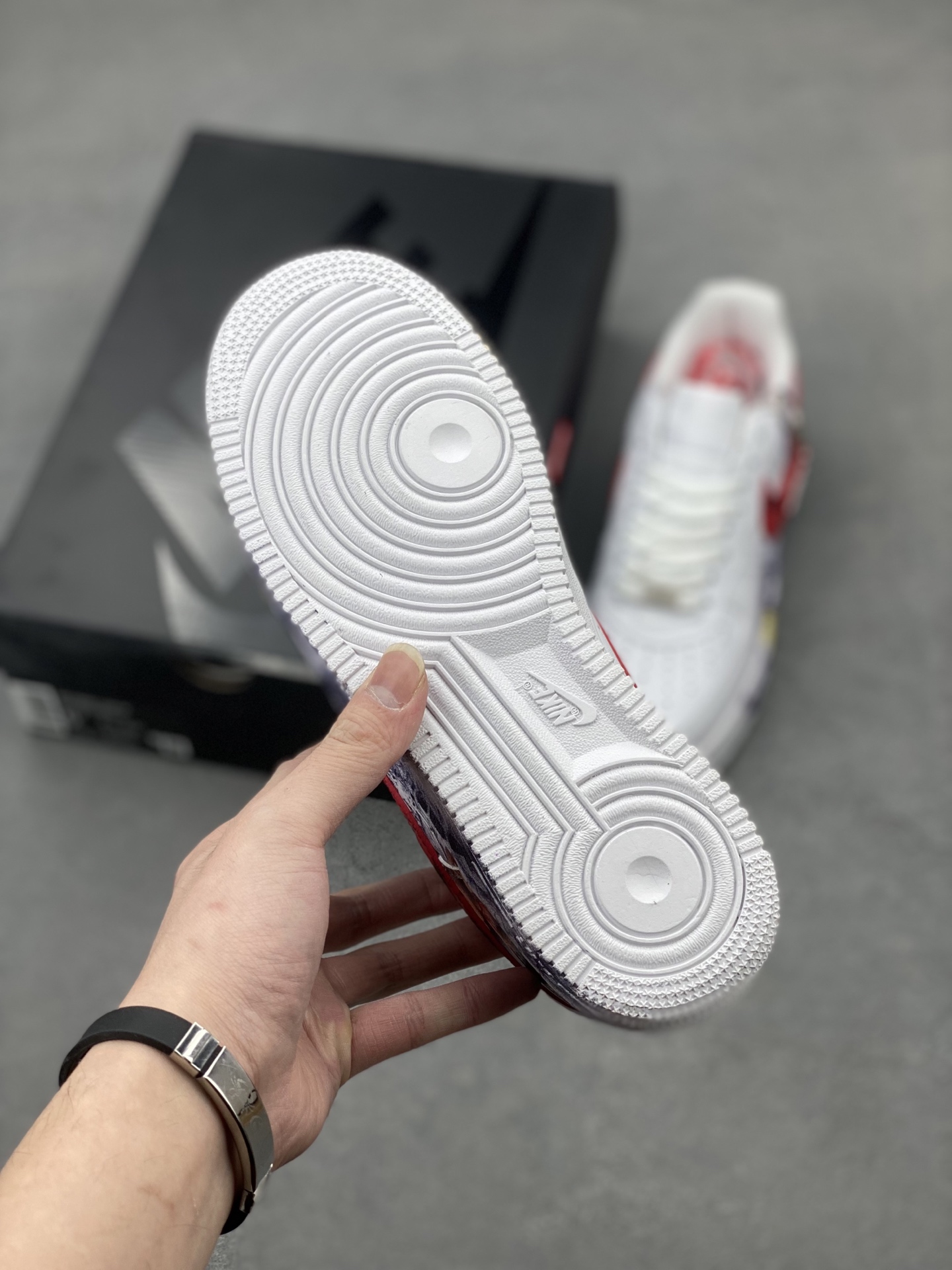 Nike Air Force 1 '07 Custom White/Red Athletic Shoes - Limited Edition 7 i1740673828880 3677 0 5