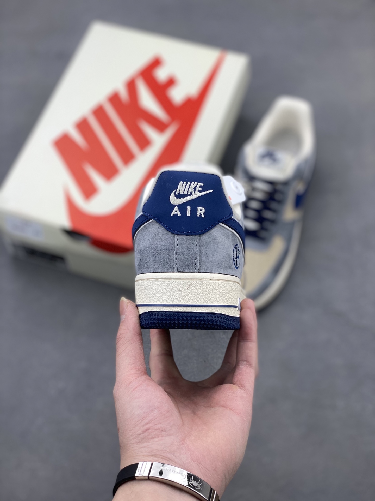 Nike Air Force 1 '07 Low Sneakers Limited Edition - Blue/Grey 5 i1740758595240 7419 0 3