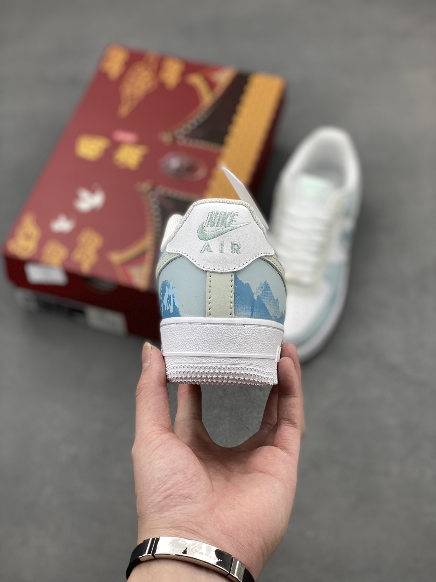 Nike Air Force 1 Low Celadon Qing Hua Ci Custom Sneakers 5 i1740845800191 1448 0 3
