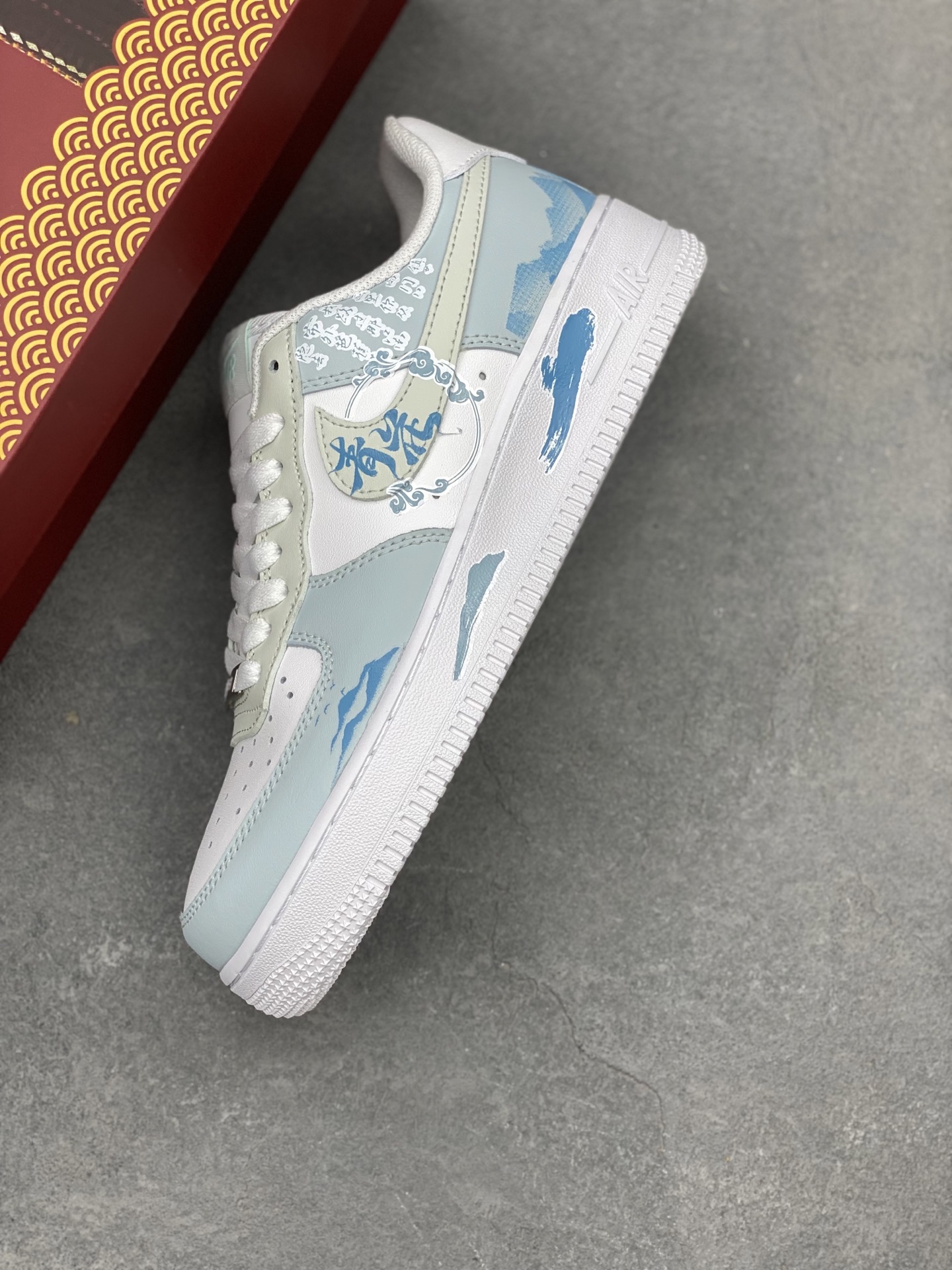 Nike Air Force 1 Low Celadon Qing Hua Ci Custom Sneakers 8 i1740845802203 7876 0 6