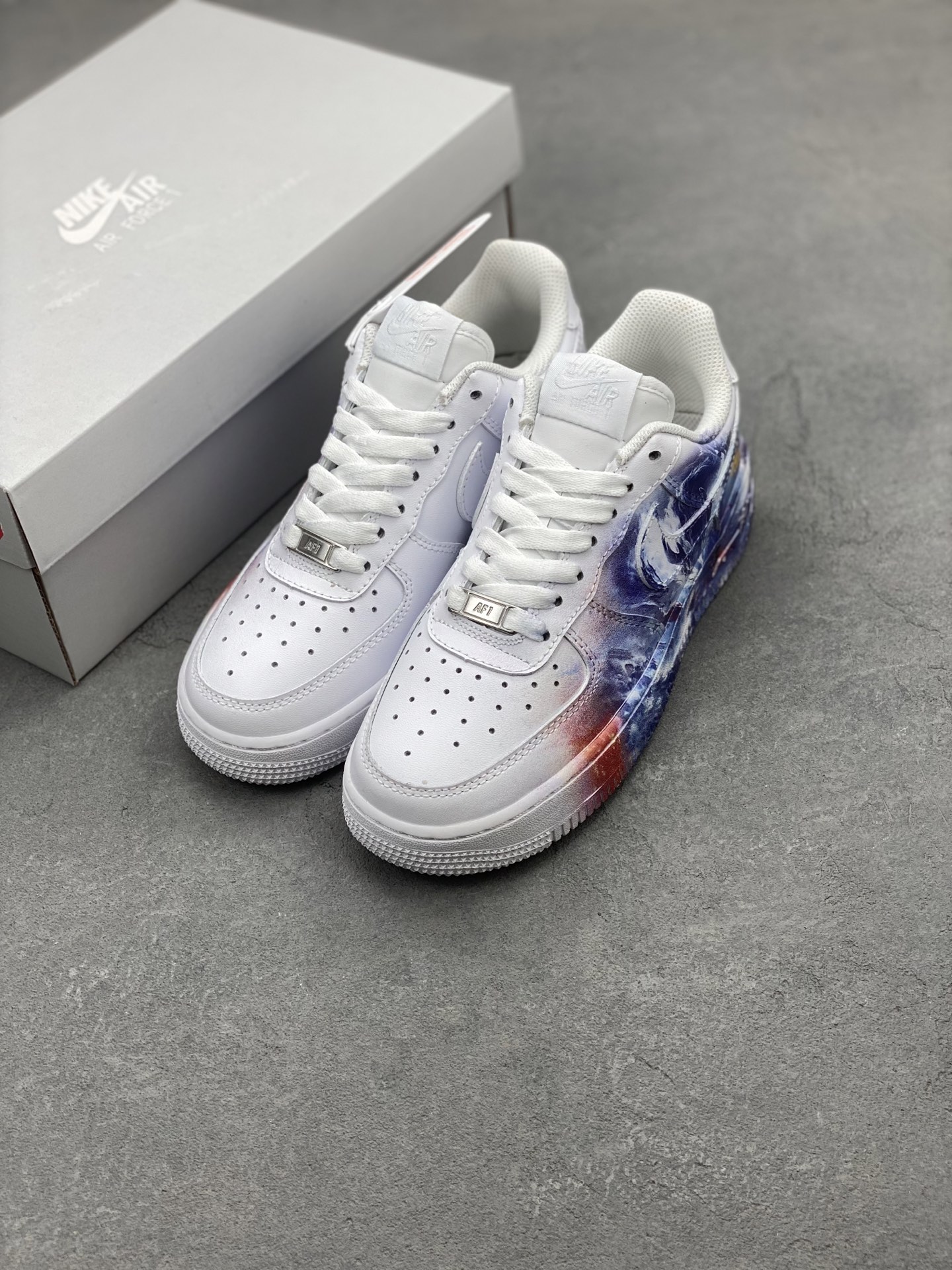 Nike Air Force 1 '07 Low White/Multi-Color Casual Shoes CW2288-111 9 i1740845990682 184 0 7