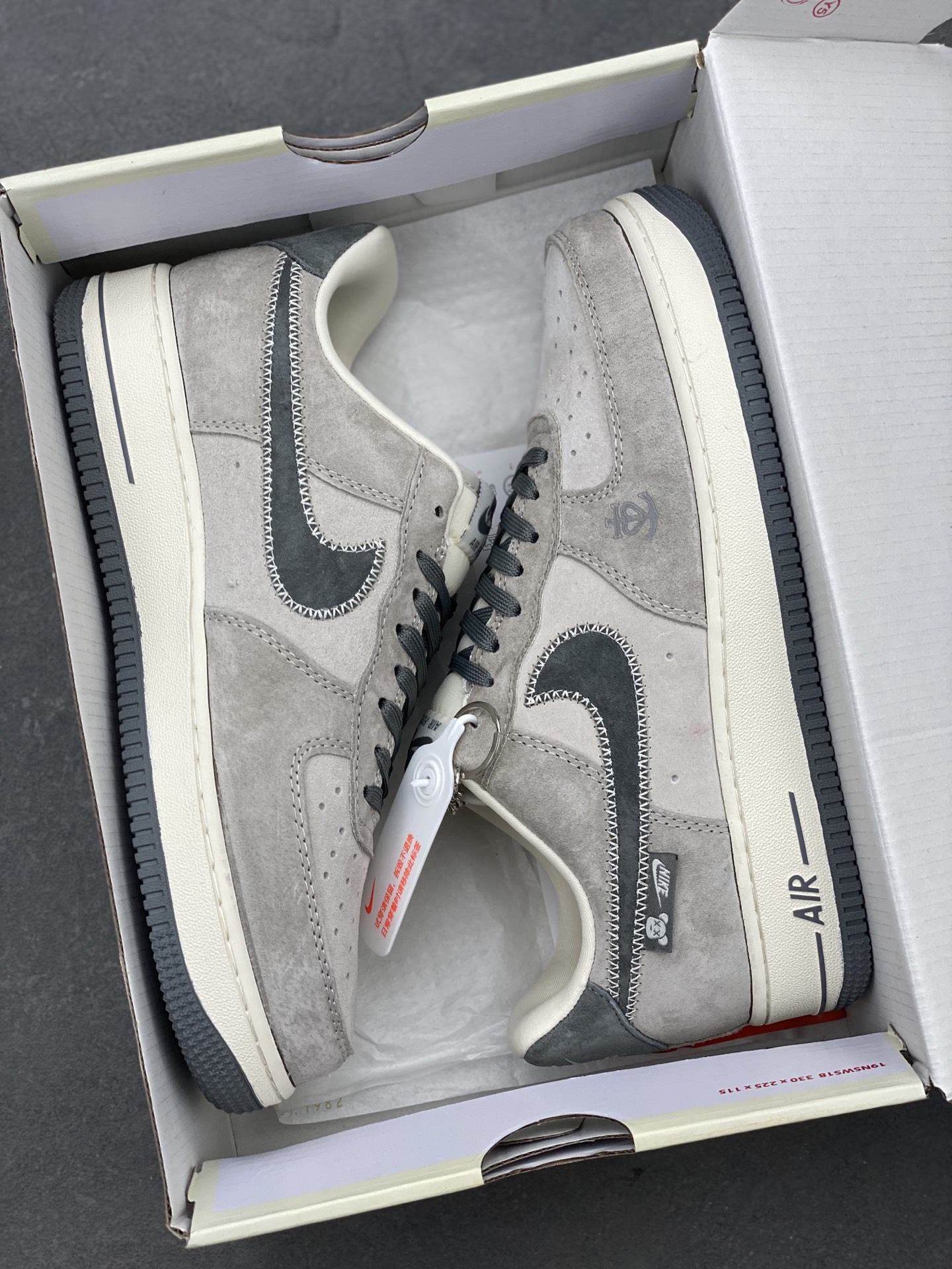 Nike Air Force 1 '07 Low Grey Suede Sneakers Limited Edition 10 i1740933958482 3649 0 8