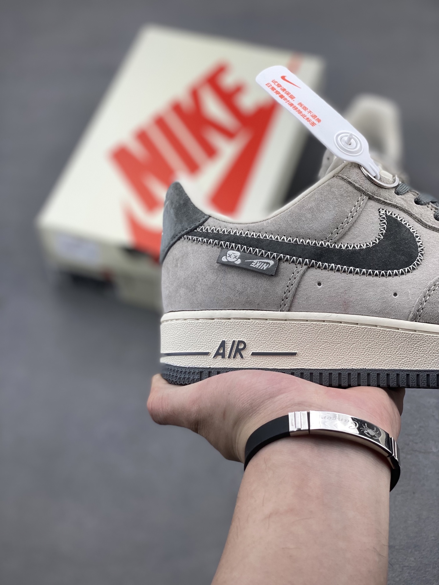Nike Air Force 1 '07 Low Grey Suede Sneakers Limited Edition 6 i1740933962179 5354 0 4