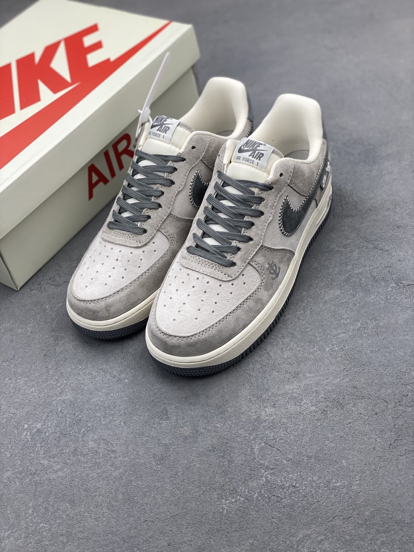 Nike Air Force 1 '07 Low Grey Suede Sneakers Limited Edition 9 i1740933963747 4906 0 7