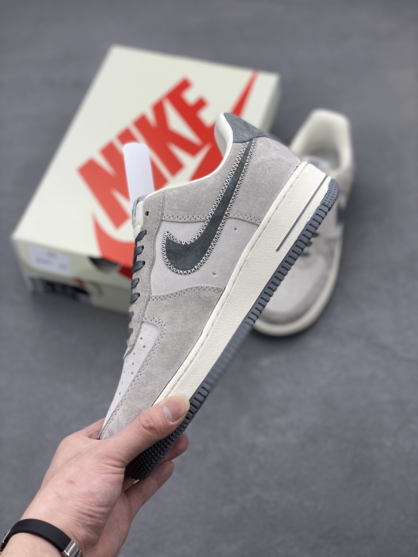 Nike Air Force 1 '07 Low Grey Suede Sneakers Limited Edition 4 i1740933965137 2761 0 2