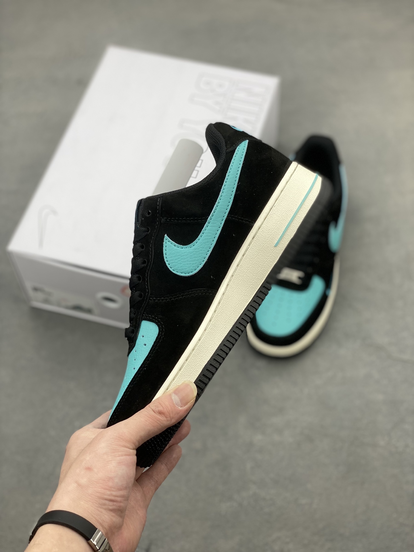 Nike Air Force 1 '07 Low Stussy Collab Sneakers - Black/Teal 4 i1740934287192 2338 0 2