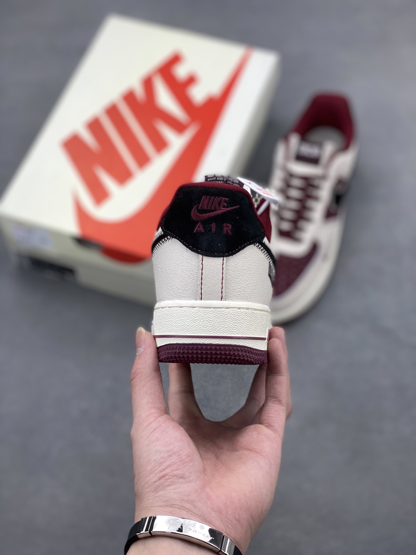 Nike Air Force 1 '07 Low Sneakers - Burgundy and Beige Limited Edition 5 i1741018953056 4665 0 3