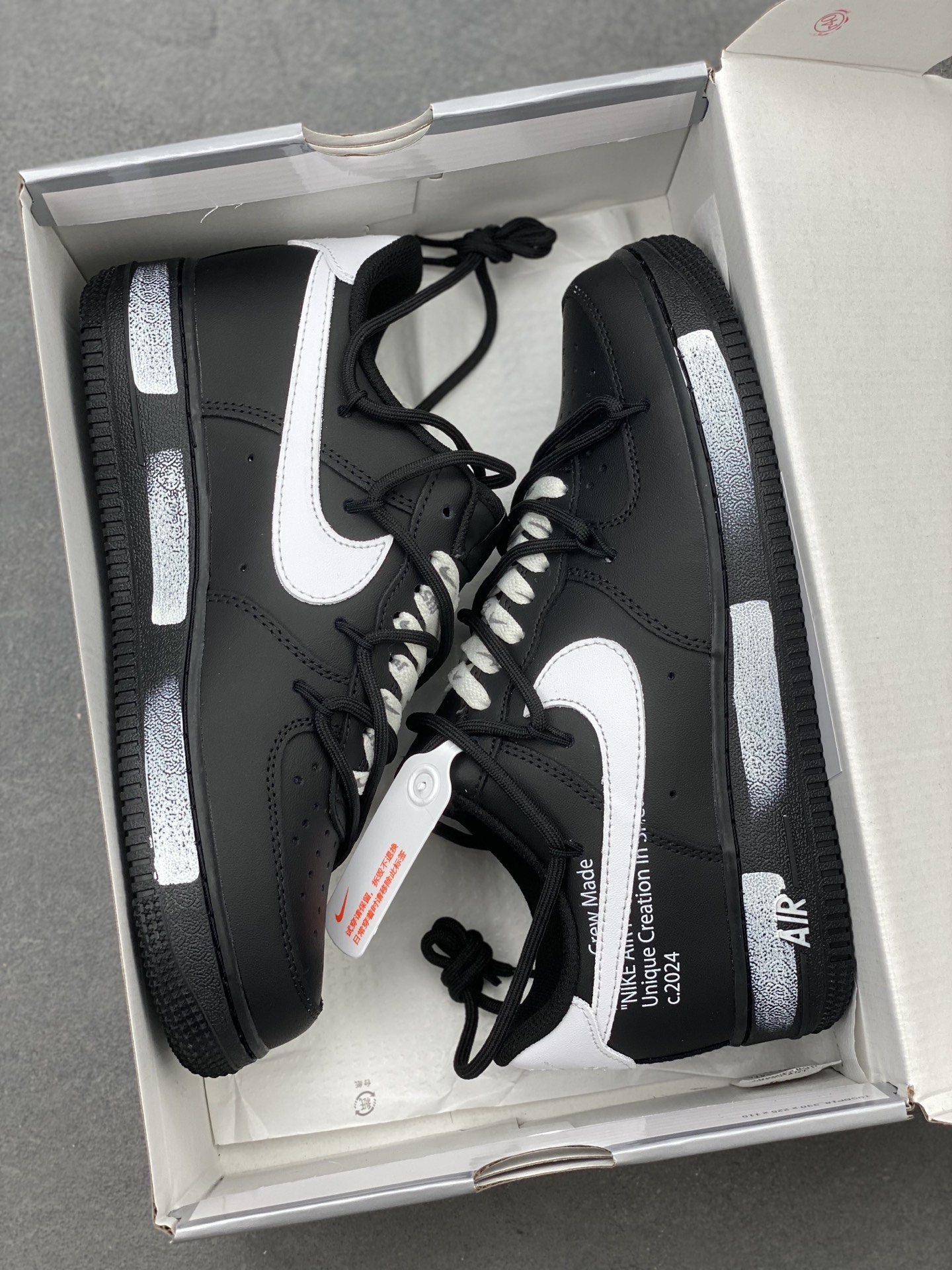 Nike Air Force 1 '07 Low Black/White Limited Edition Sneakers 10 i1741019070890 9384 0 8