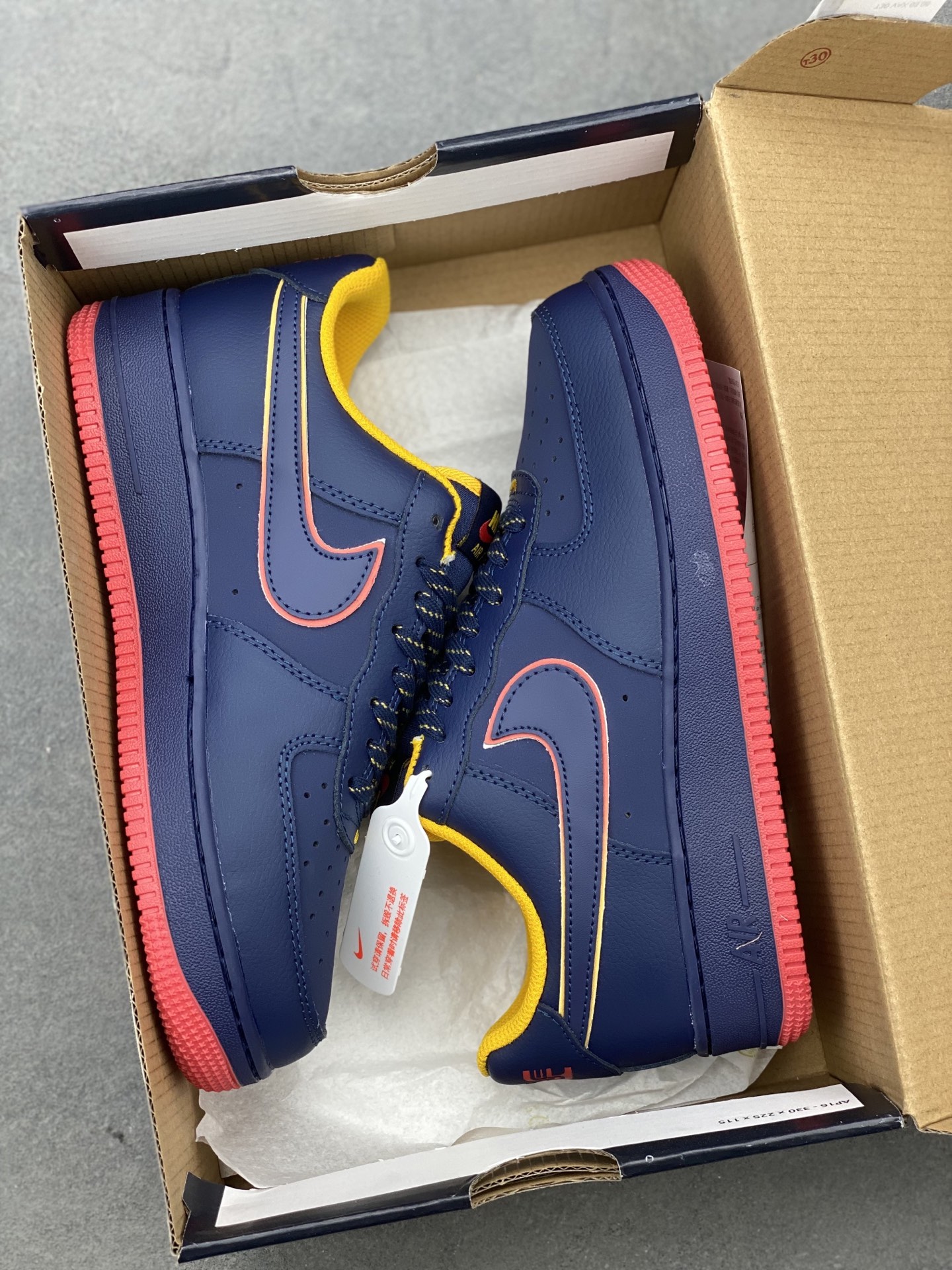 Nike Air Force 1 '07 Low Navy/Red Sneakers - Limited Edition 10 i1741277588726 4219 0 8
