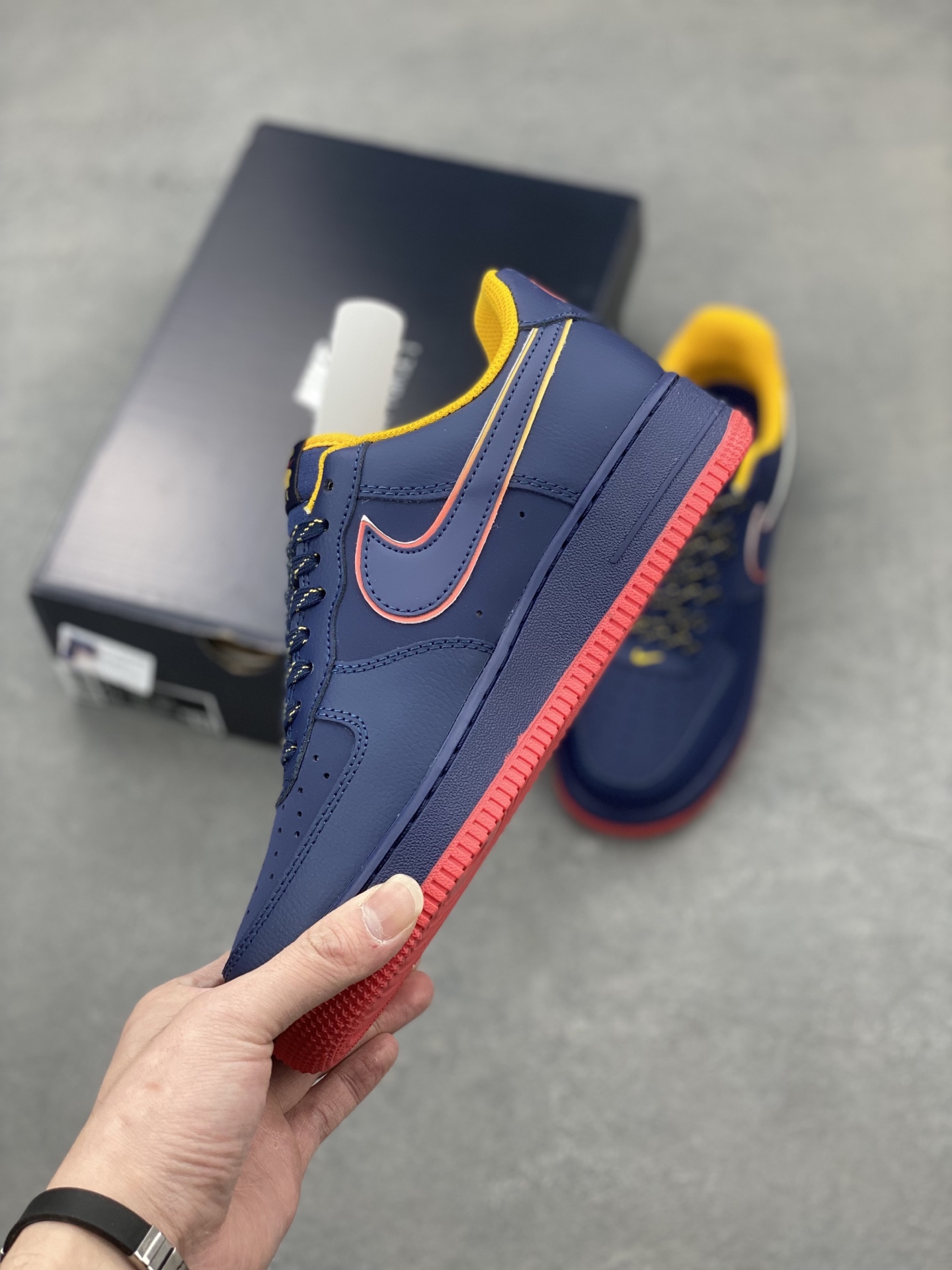 Nike Air Force 1 '07 Low Navy/Red Sneakers - Limited Edition 4 i1741277597260 248 0 2