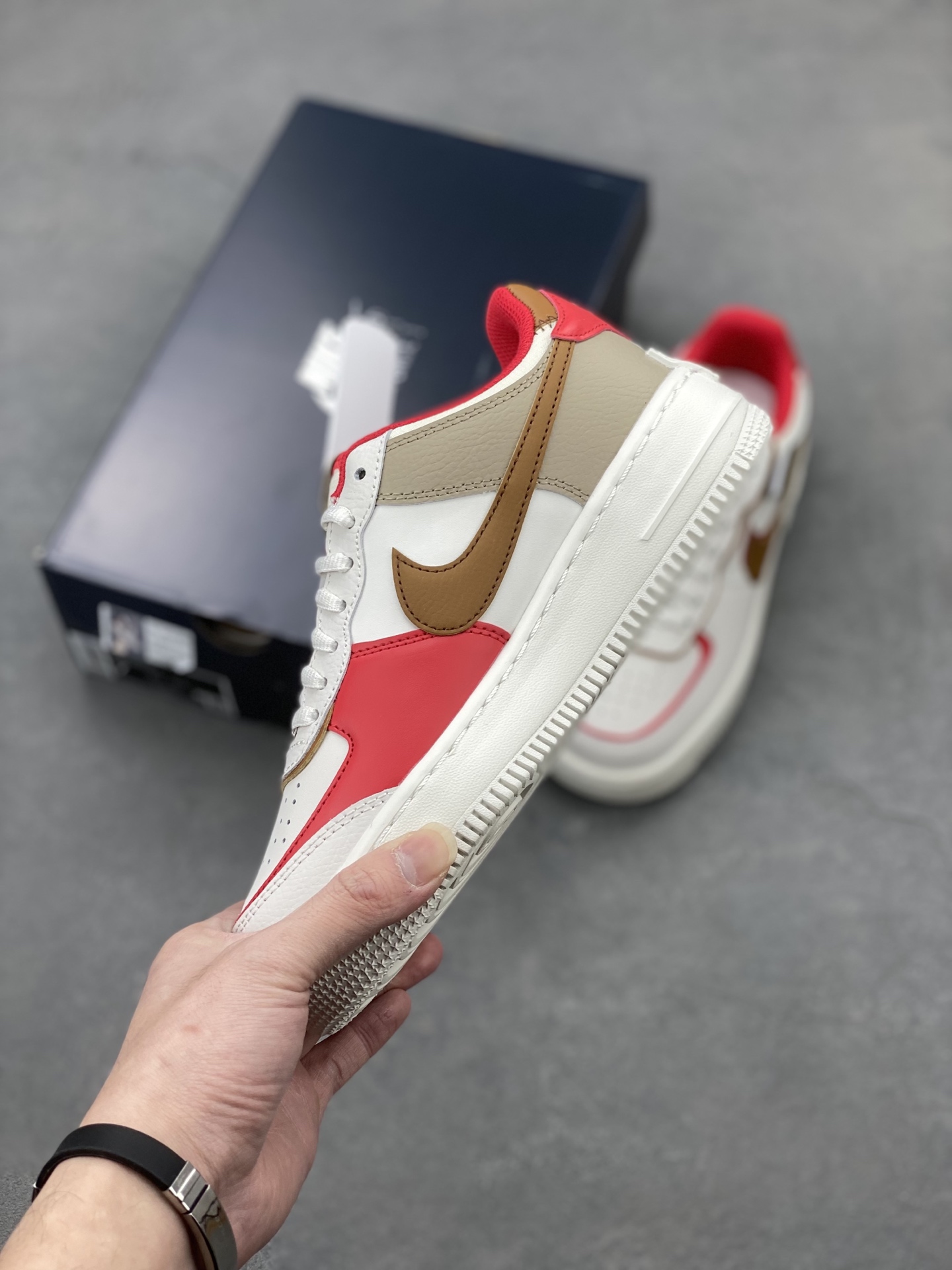 Nike Air Force 1 Shadow Low-Top Sneakers - Women's Fashionable Shoes 4 i1741450034067 2492 0 2