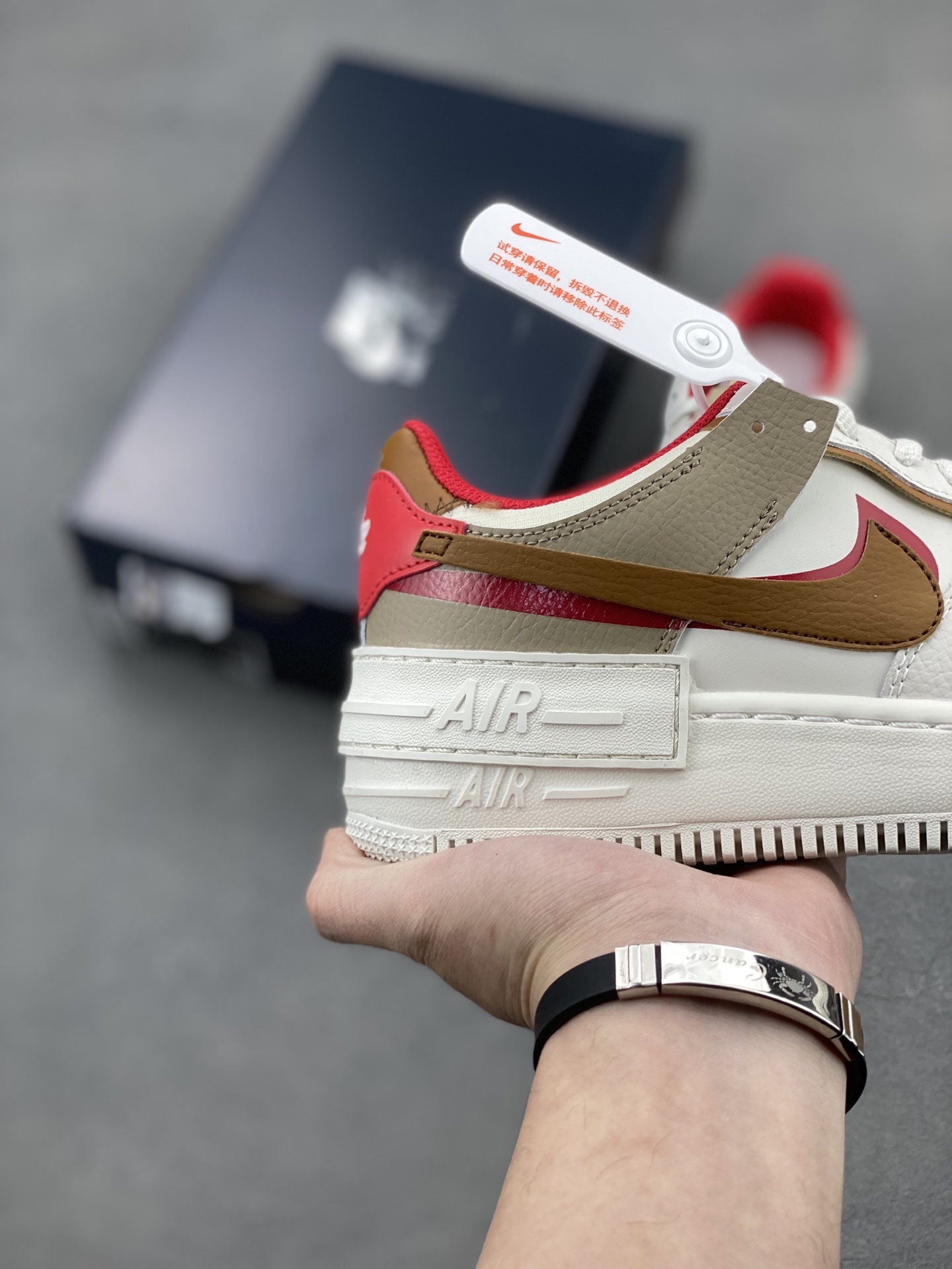 Nike Air Force 1 Shadow Low-Top Sneakers - Women's Fashionable Shoes 6 i1741450036694 2118 0 4