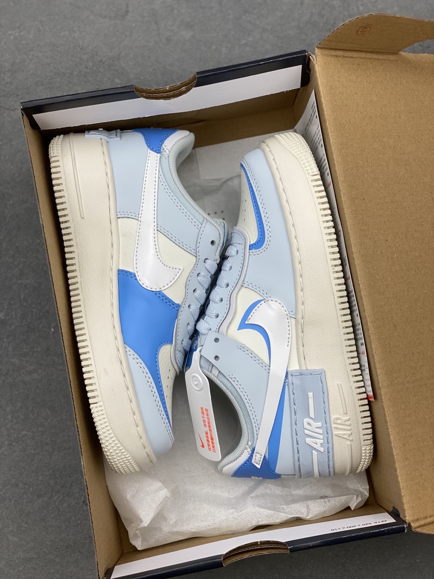 Nike Air Force 1 Shadow Pastel Blue Women's Casual Shoes DZ1847-400 10 i1741536900436 7697 0 8
