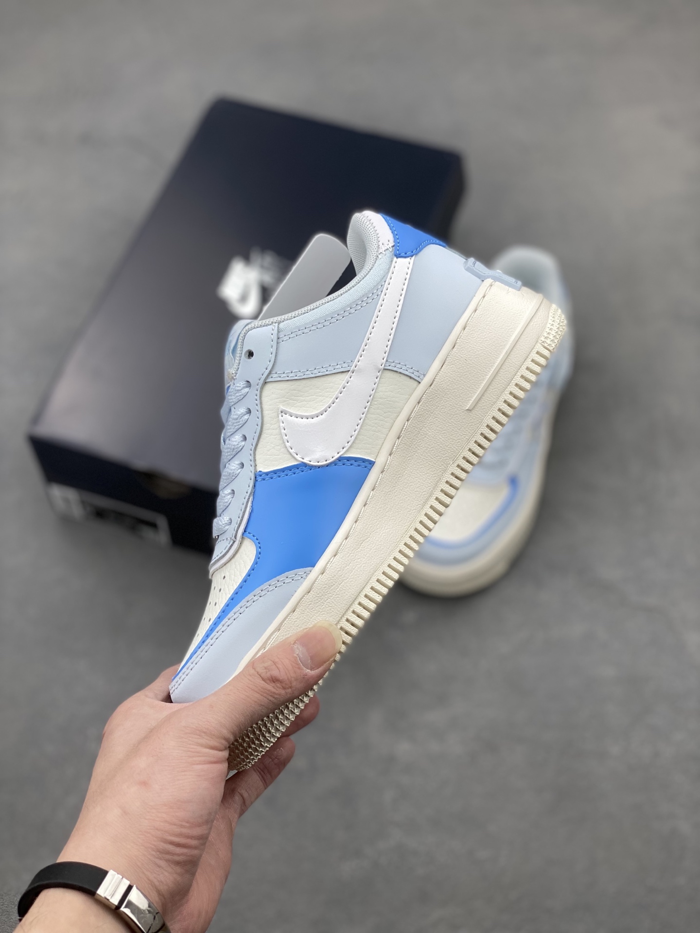 Nike Air Force 1 Shadow Pastel Blue Women's Casual Shoes DZ1847-400 4 i1741536904836 1703 0 2