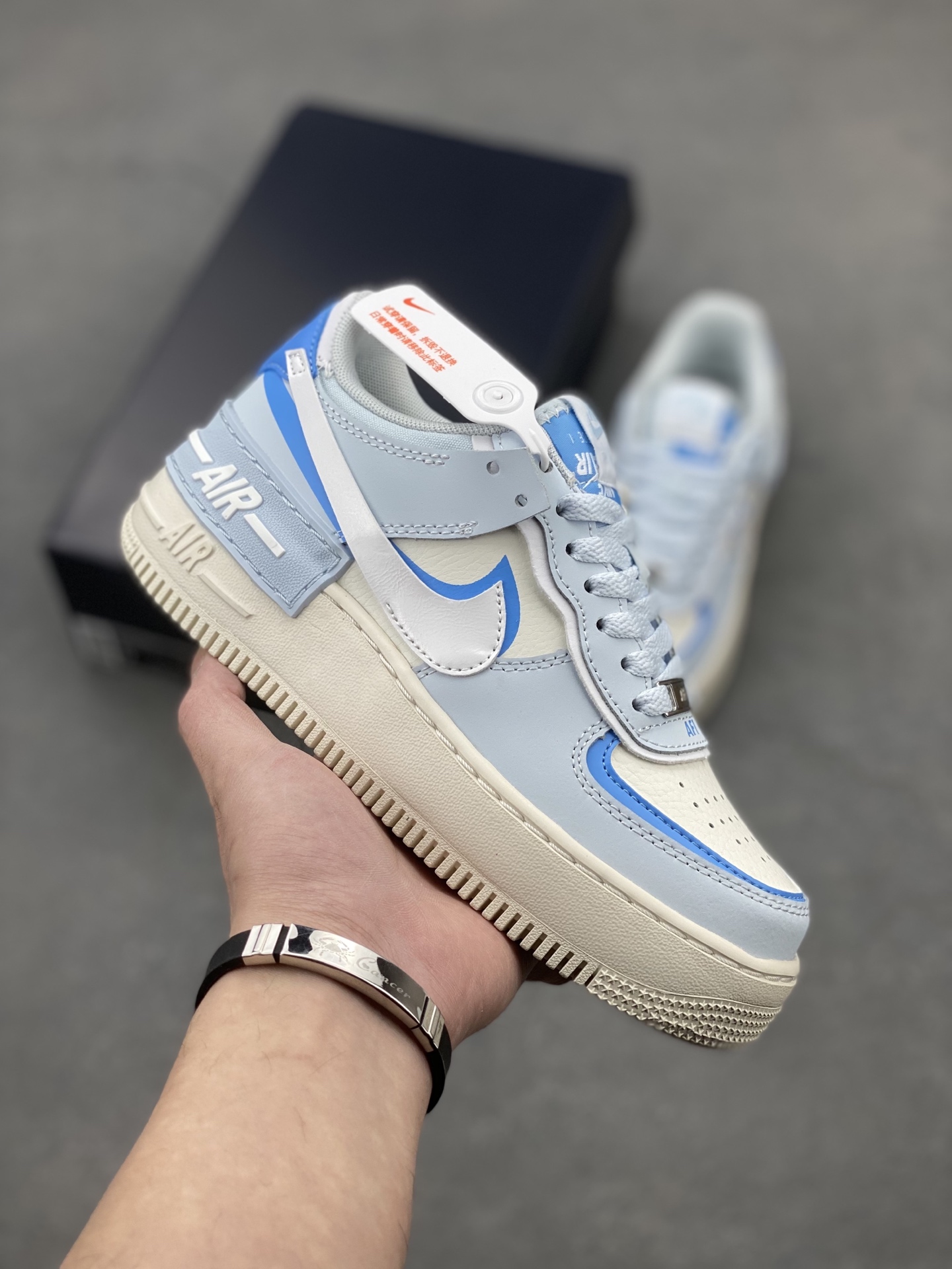 Nike Air Force 1 Shadow Pastel Blue Women's Casual Shoes DZ1847-400 2 i1741536906805 8475 0 0