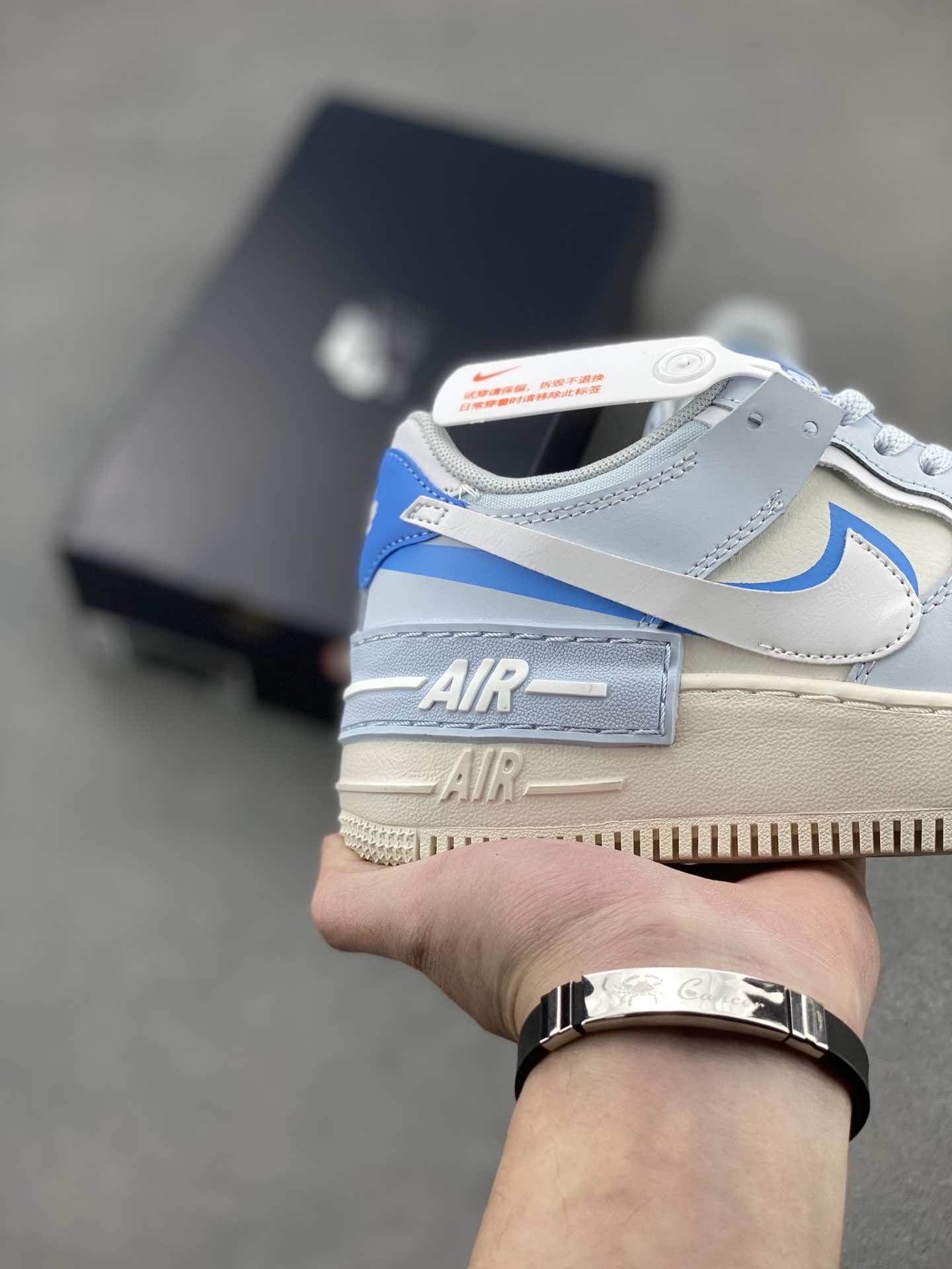 Nike Air Force 1 Shadow Pastel Blue Women's Casual Shoes DZ1847-400 6 i1741536908570 7731 0 4