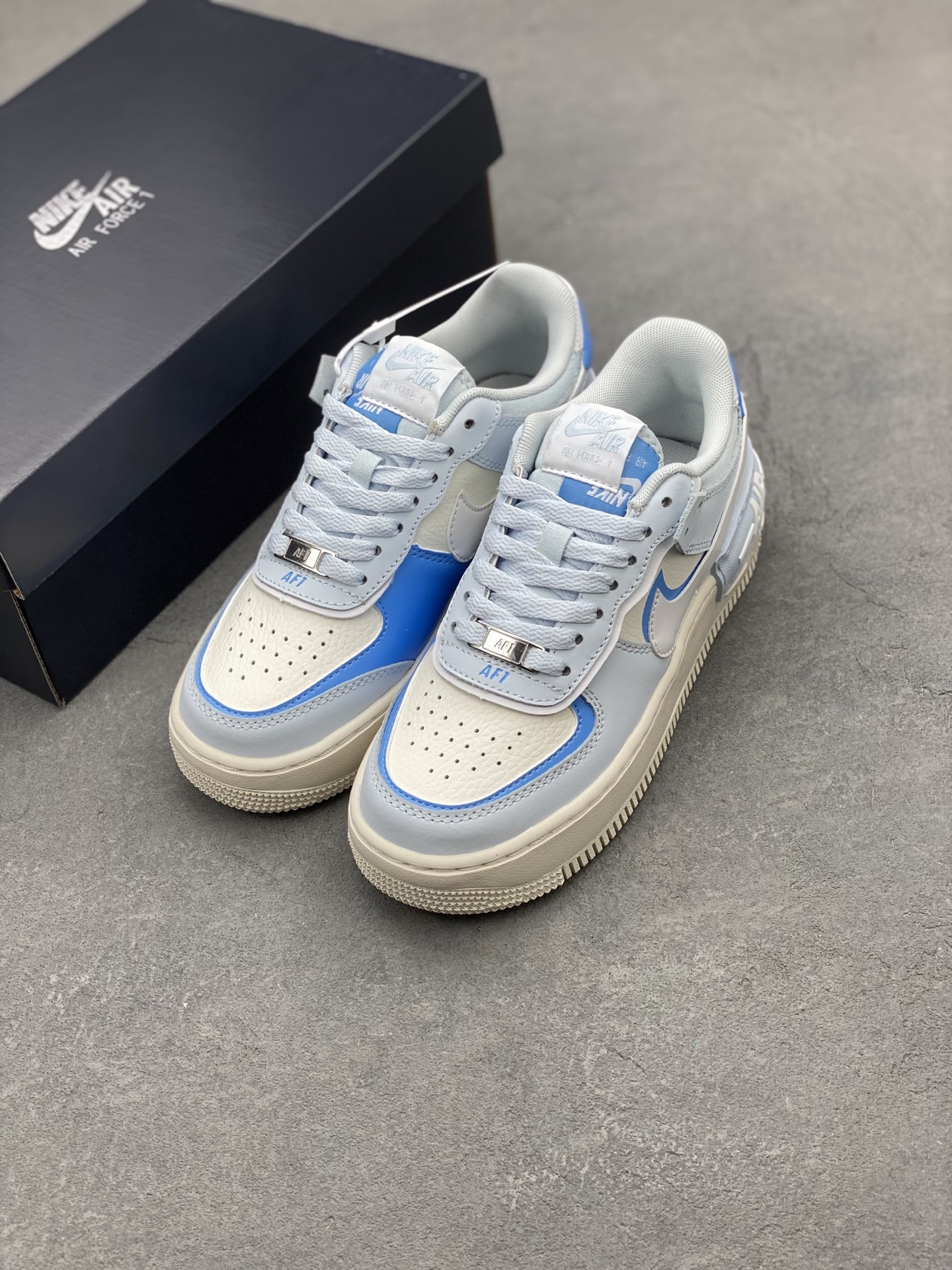Nike Air Force 1 Shadow Pastel Blue Women's Casual Shoes DZ1847-400 9 i1741536910943 3925 0 7