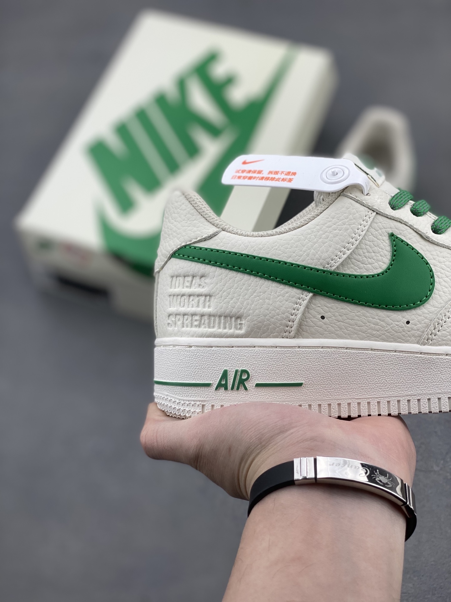 Nike Air Force 1 '07 Low Sneakers - Cream/Green Limited Edition (DD8959-707) 6 i1741623291394 5228 0 4