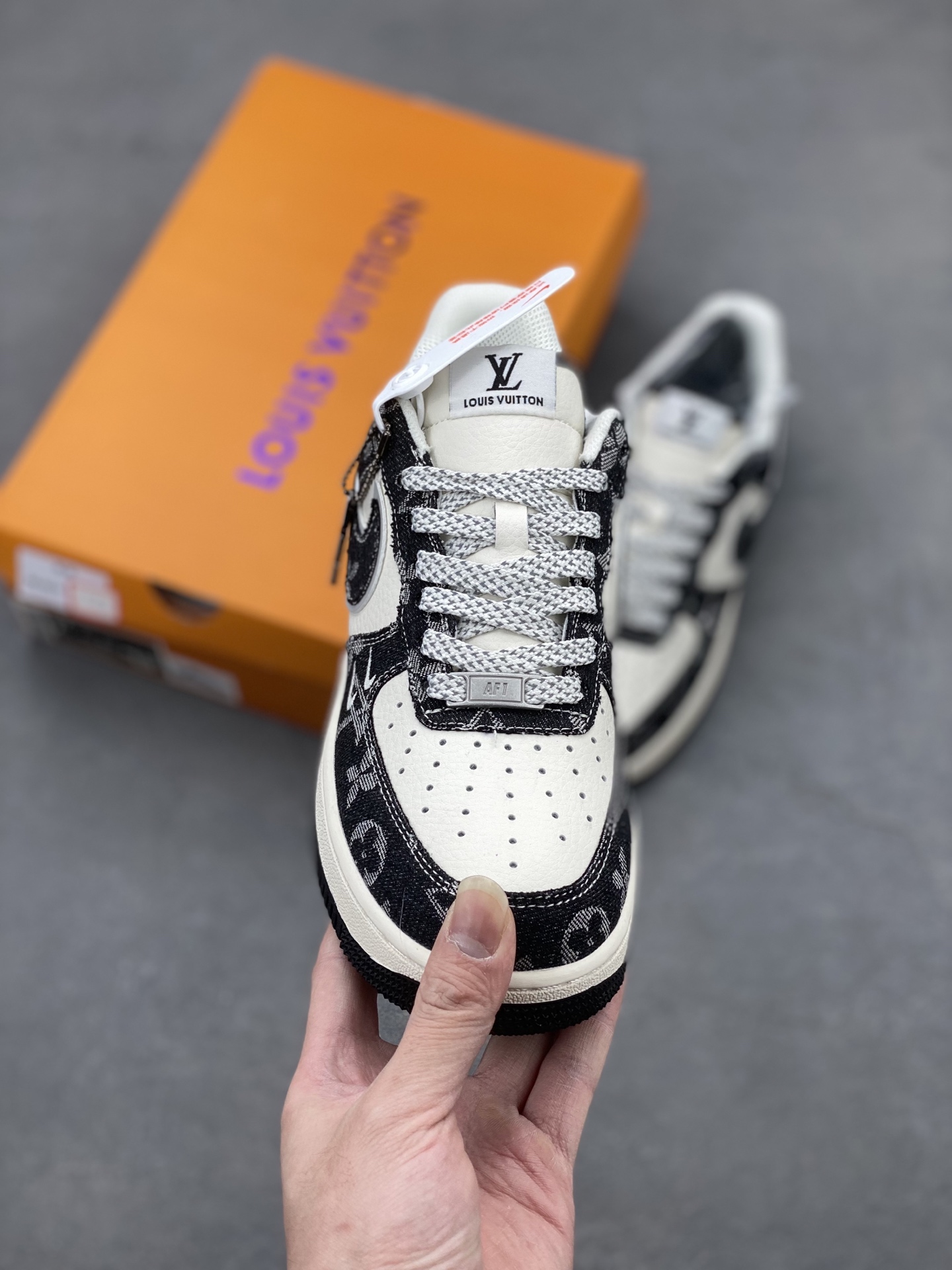Nike Air Force 1 '07 Low Louis Vuitton Collab Sneakers - Starry Night Black 3 i1741710022239 9346 0 1