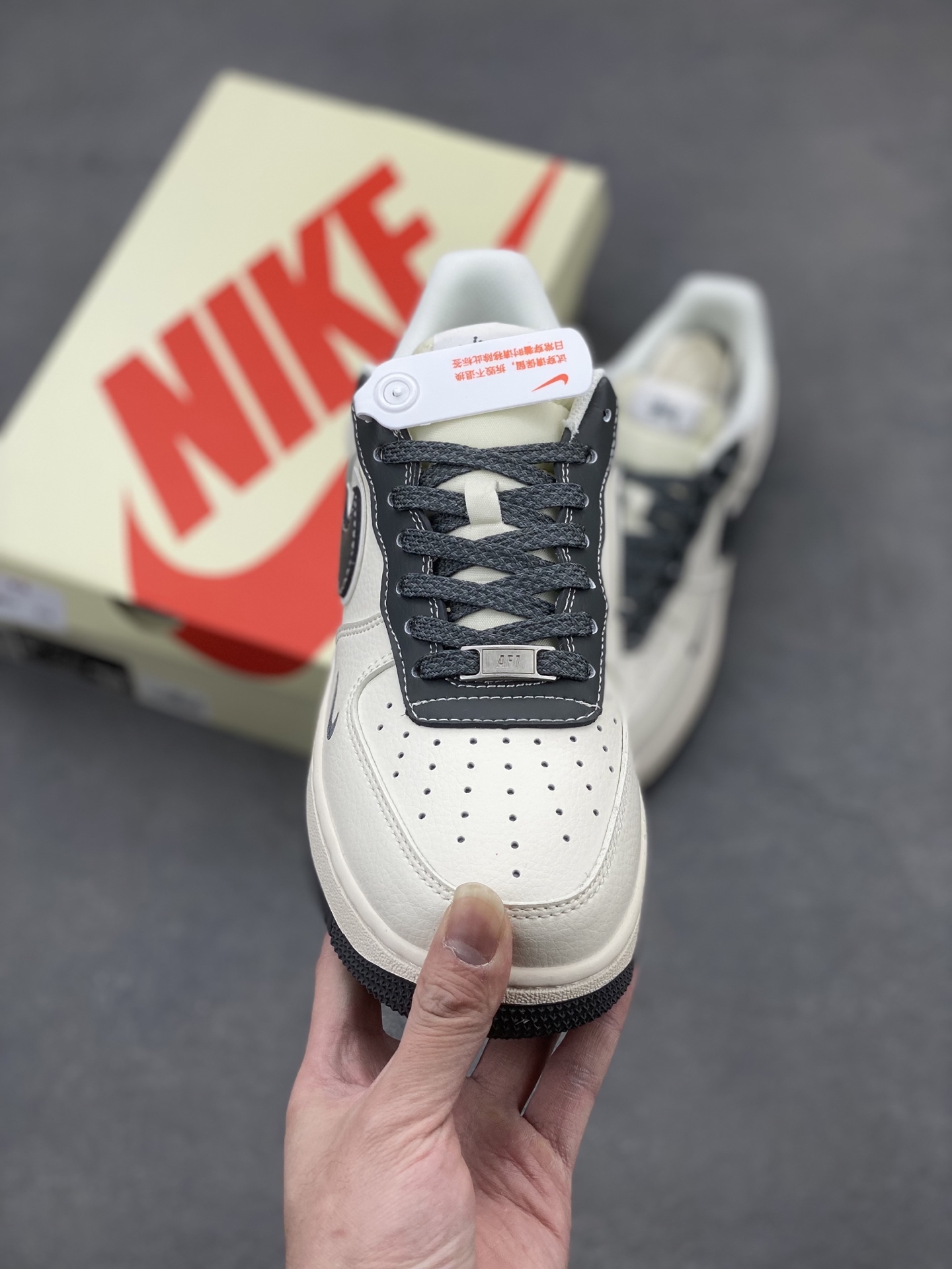 Nike Air Force 1 '07 Low Stussy Collab Sneakers - Mica Grey, Limited Edition 3 i1741710109399 8671 0 1