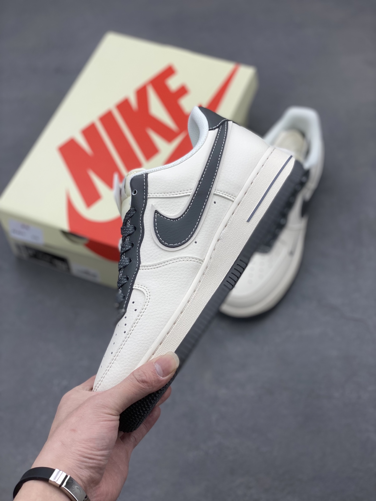 Nike Air Force 1 '07 Low Stussy Collab Sneakers - Mica Grey, Limited Edition 4 i1741710111255 8699 0 2